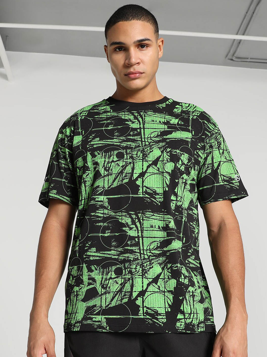 PUMA Motorsport Mercedes-AMG Petronas Statement Printed Cotton Relaxed Fit T-shirt
