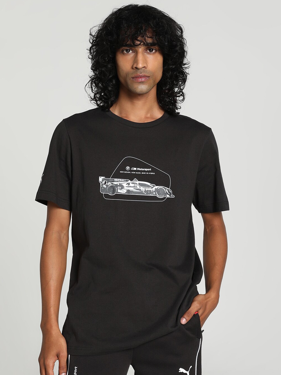 PUMA Motorsport Graphic Printed Cotton T-shirt