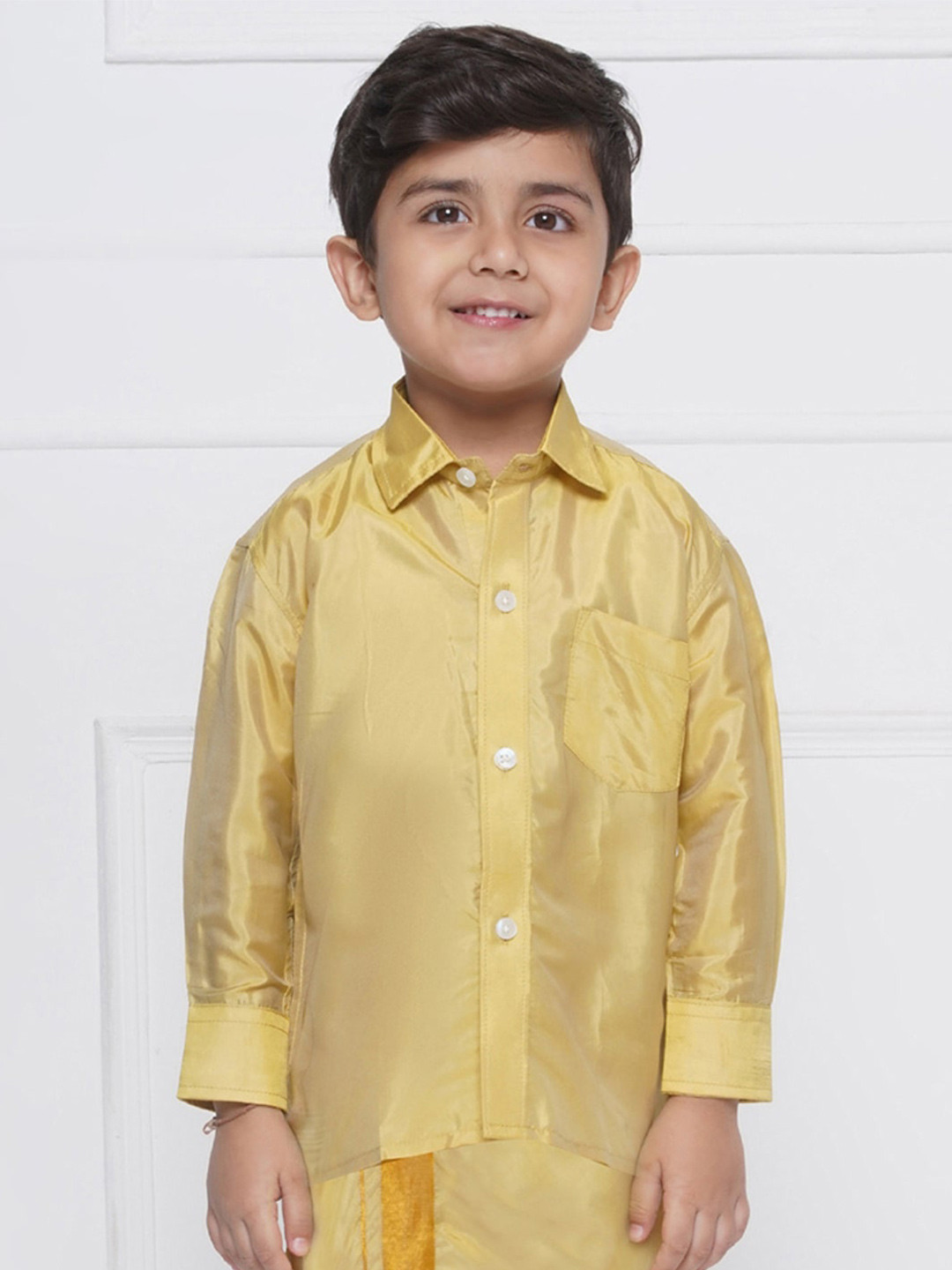 Sethukrishna Boys Spread Collar Party Shirt