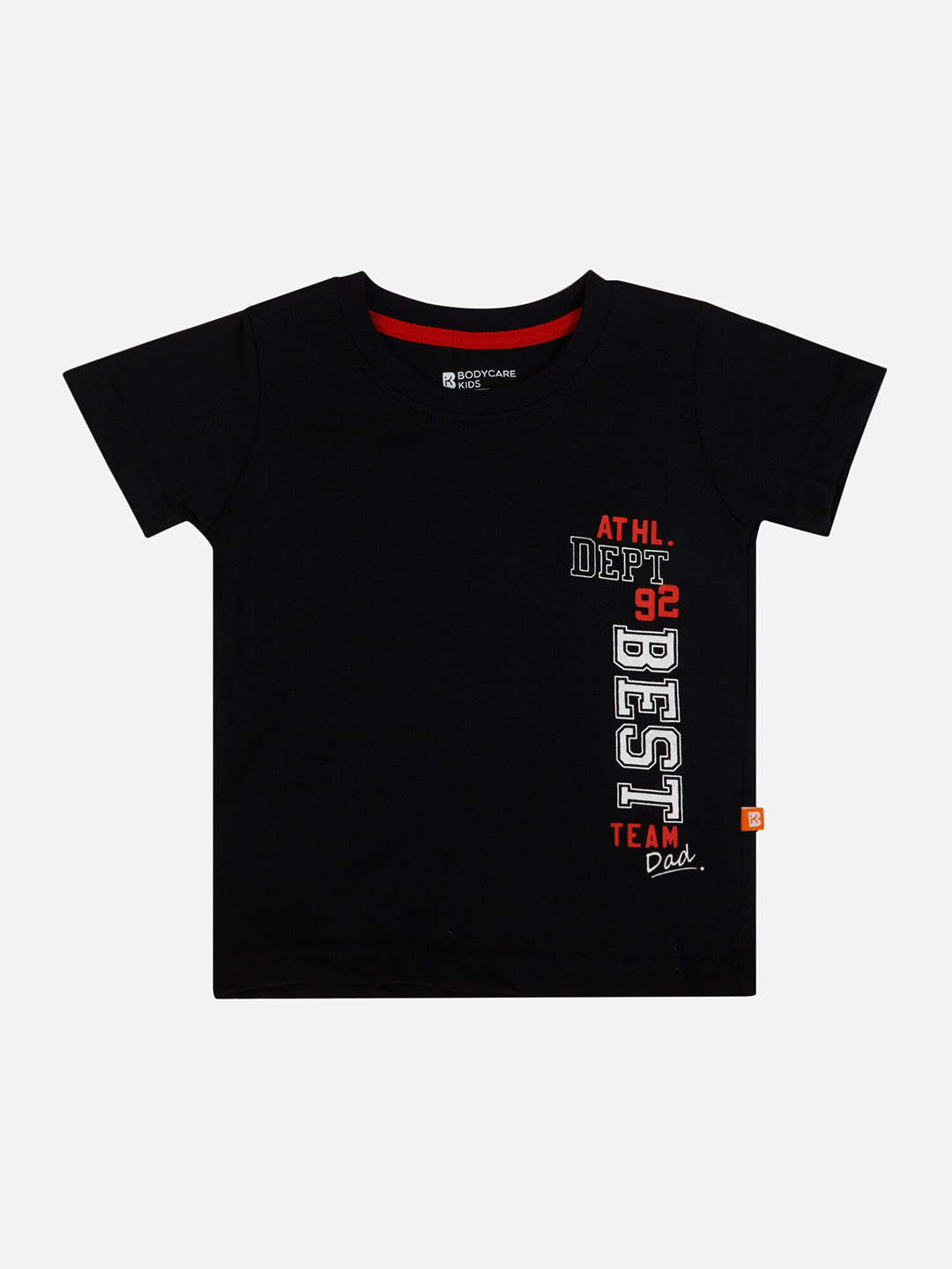 Bodycare Boys Typography Printed Cotton T-shirt