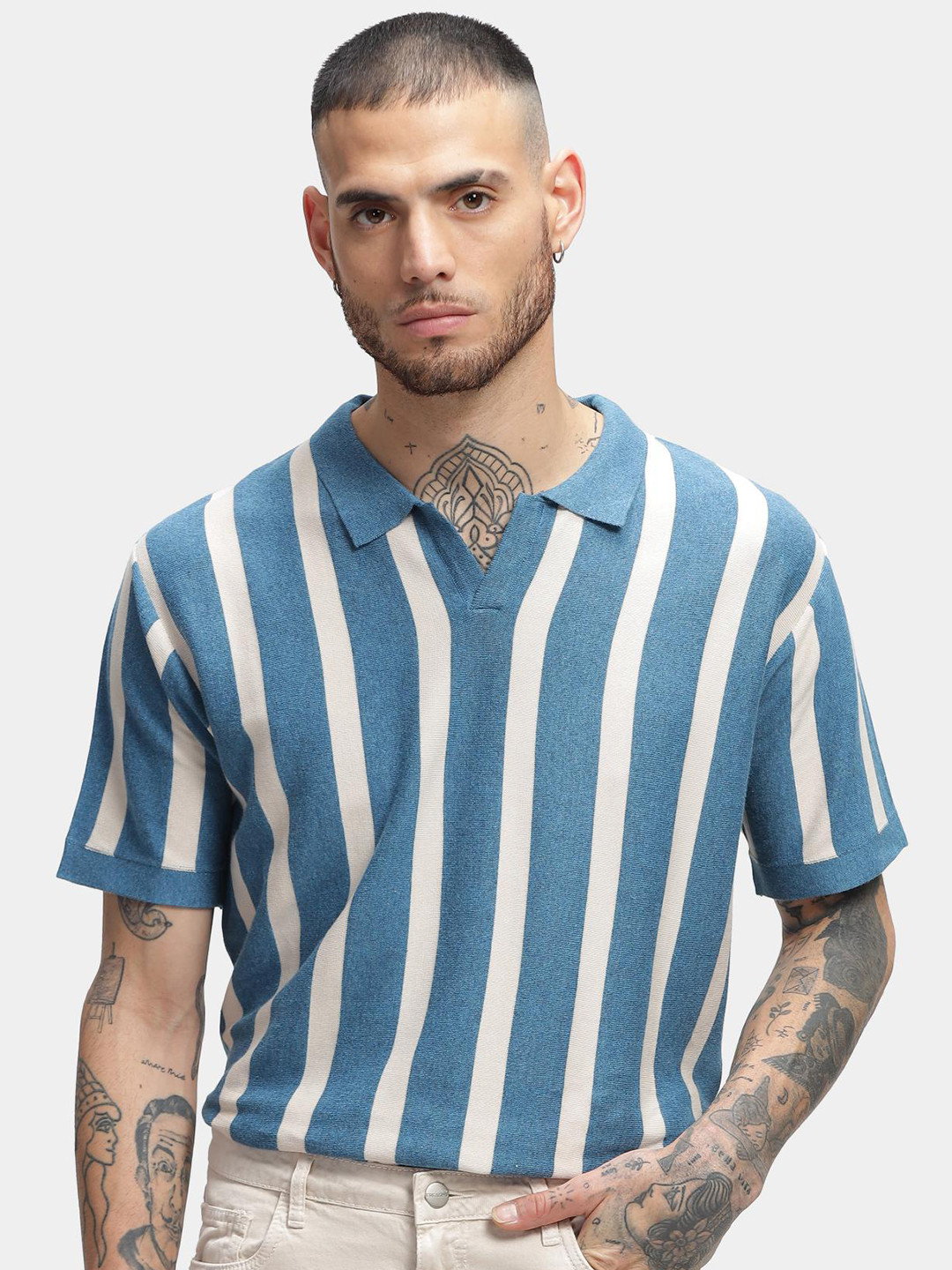 HAMPTONS Contrast Collar Polo Tshirt