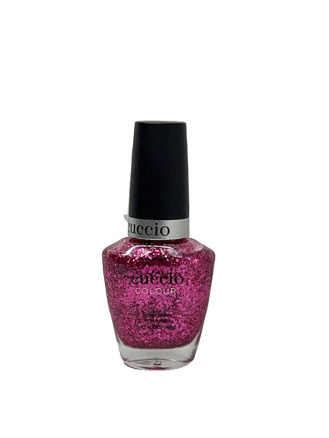Cuccio Magenta Glitter Chip Resistance Nail Polish- 13ml