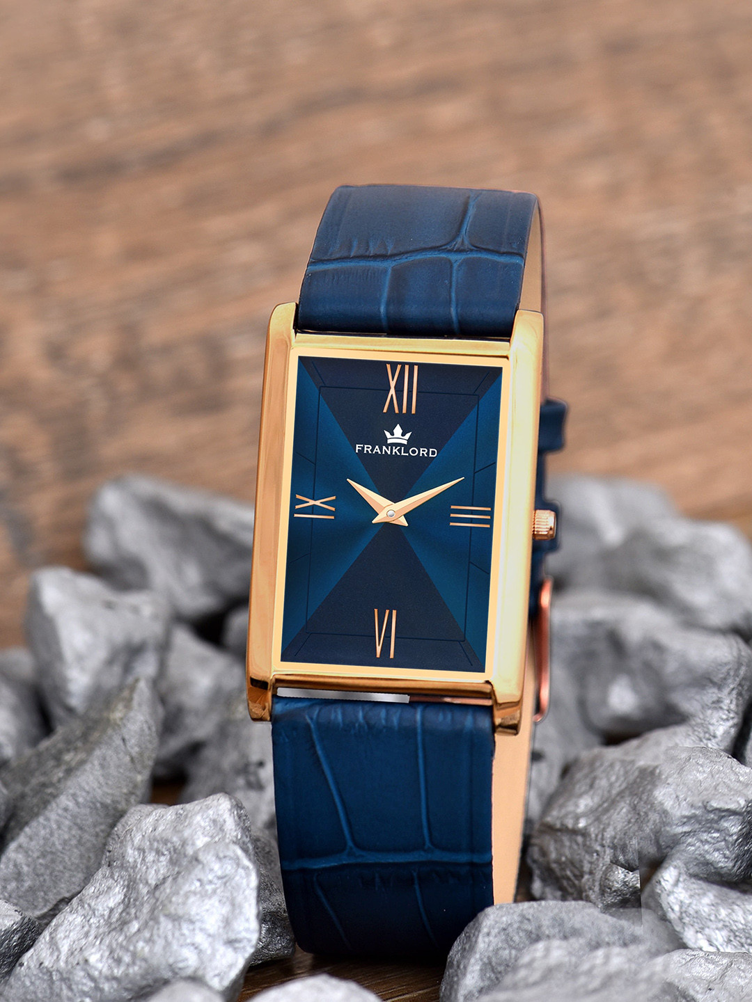 Franklord VINTAZH LITE Men Leather Bracelet Style Analogue Watch F-113 RRRG