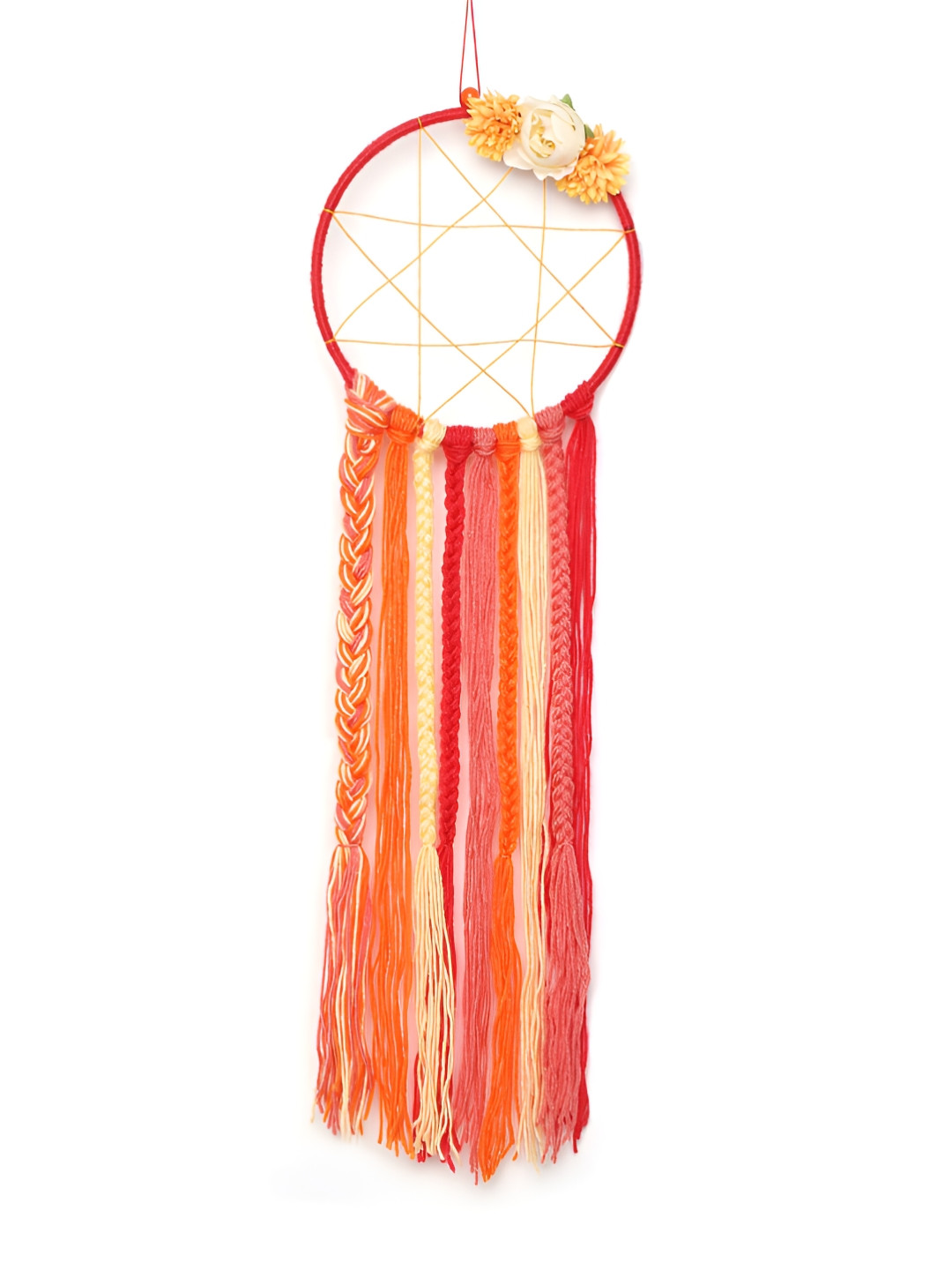 Arendelle Dreamcatcher Metal Tasselled Matte Hanging Hall Tapestries & Macrame-20In