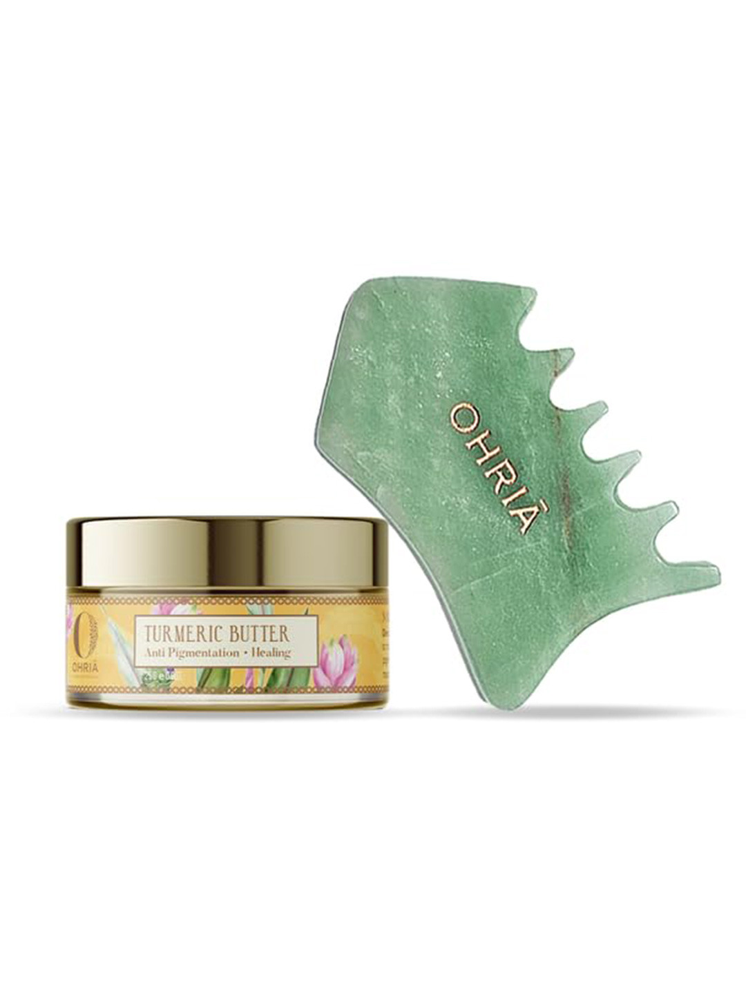 OHRIA AYURVEDA Anti Pigmentation Skin & Hair Growth Tool and Turmeric Butter 25gm