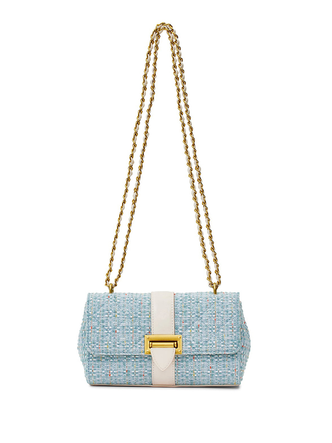 MIRAGGIO Textured Tweed Crossbody bag
