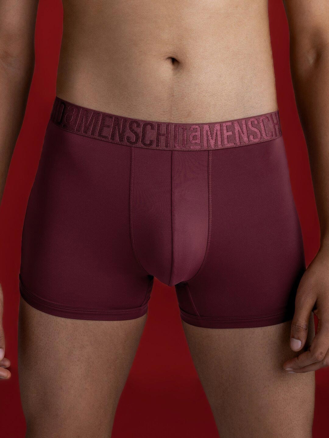 DAMENSCH  Men Supremely Lightweight Premium Sheen No Curl Waistband Unreal Trunk