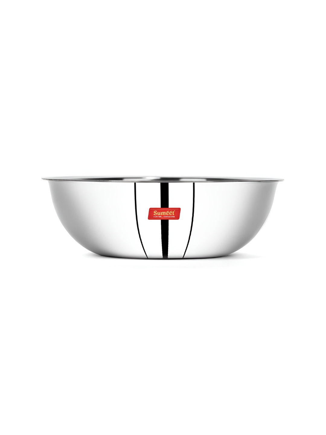 Sumeet Steel Tri-Ply Stainless Steel Dishwasher Safe Kadhai 4 ltr