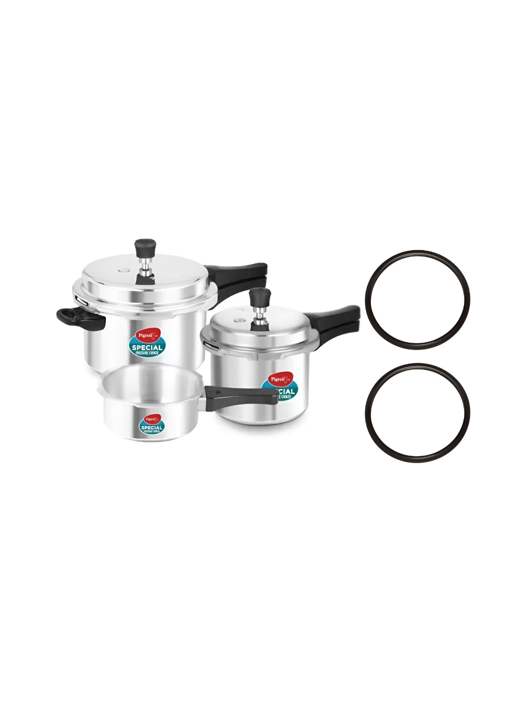 Pigeon Special Silver Aluminium Dishwasher safe 5 Induction Outer Lid Pressure Cooker