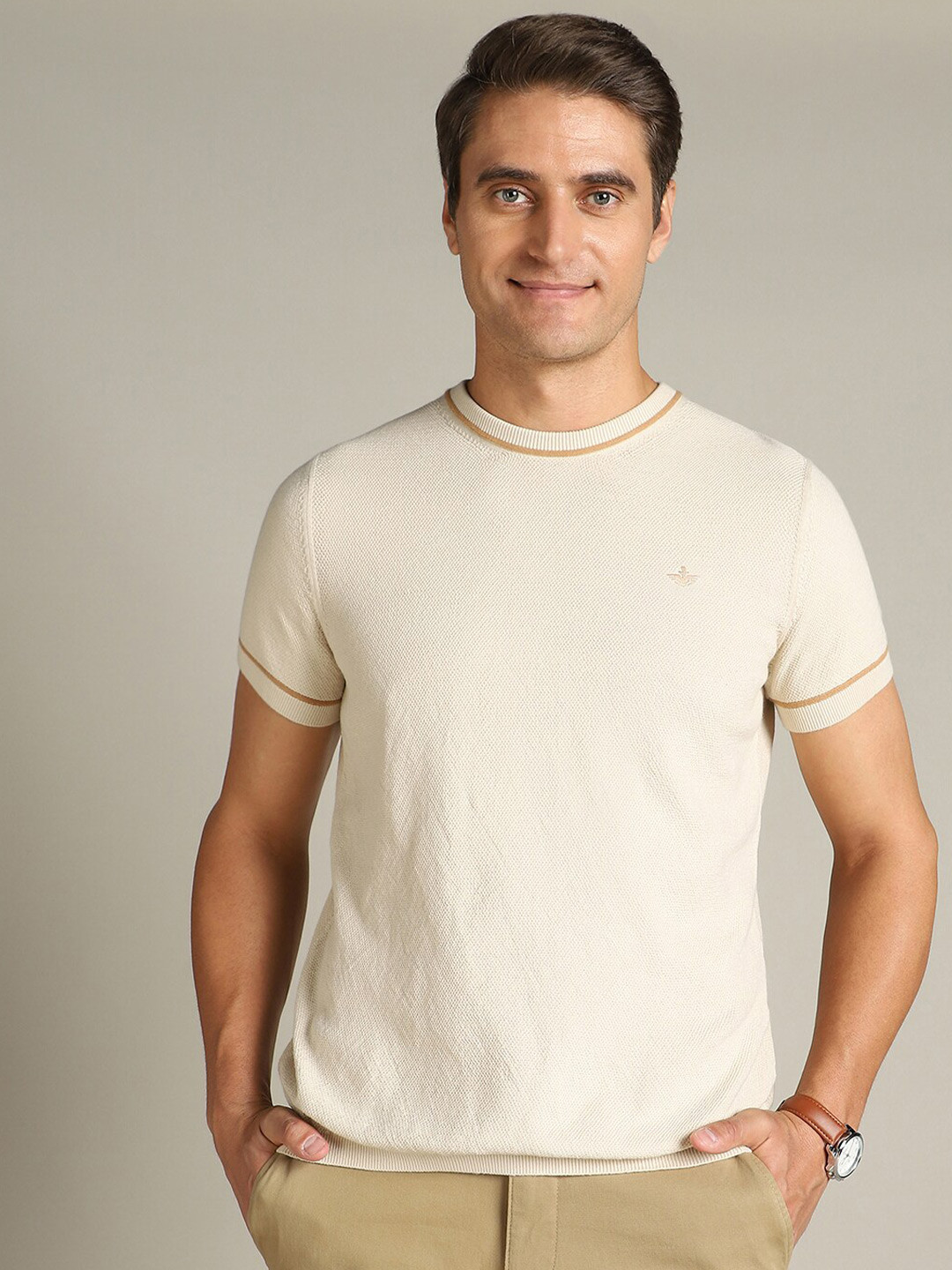 Dockers Round Neck Cotton Classic Fit T-Shirt