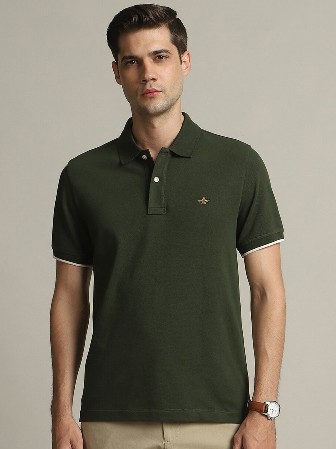 Dockers Polo Neck Cotton Classic Fit T-Shirt