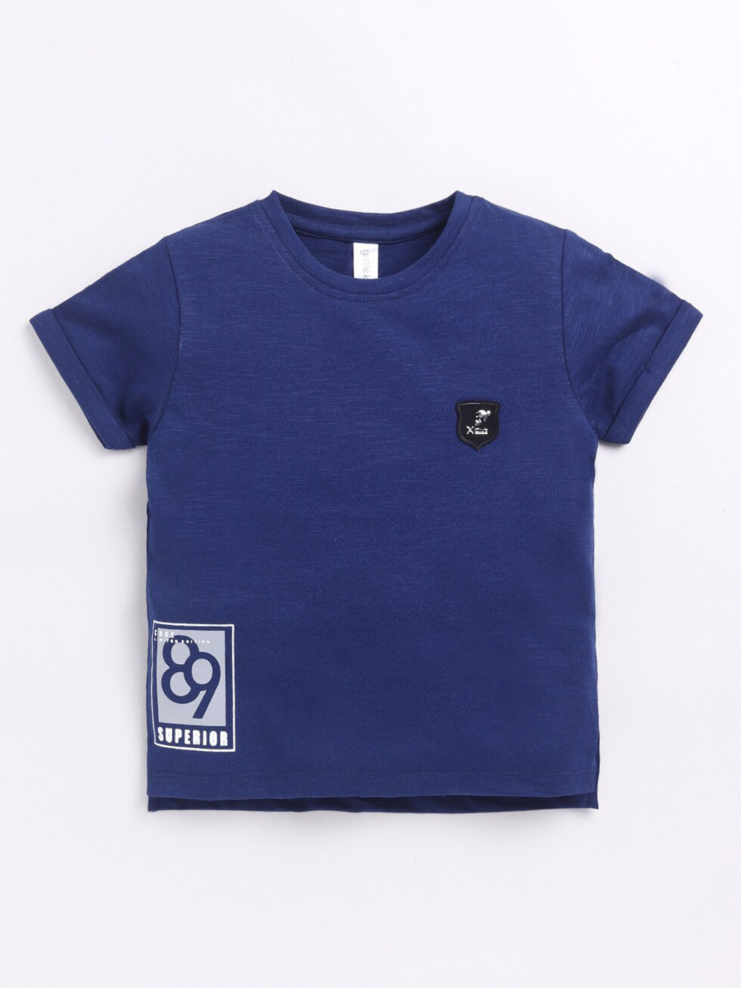Ginie Boys Round Neck Cotton T-shirt