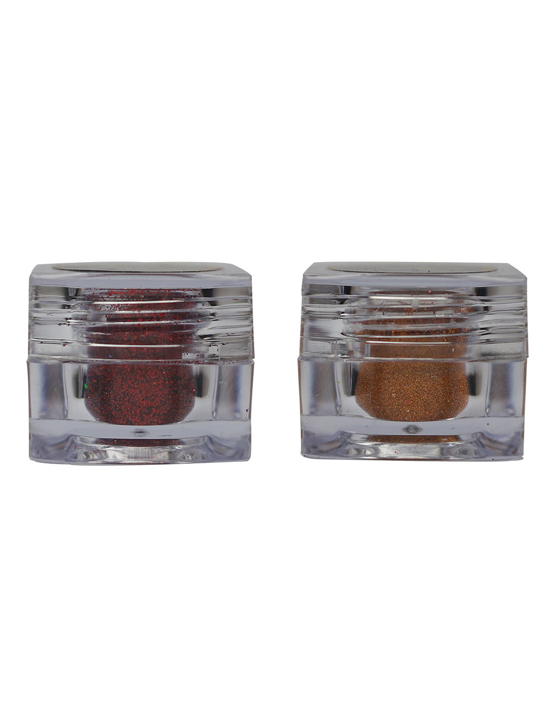 Veoni BELLE HD Holographic Women Glitter Eye Pigment - (Ruby Red  & Orange ) (5g)