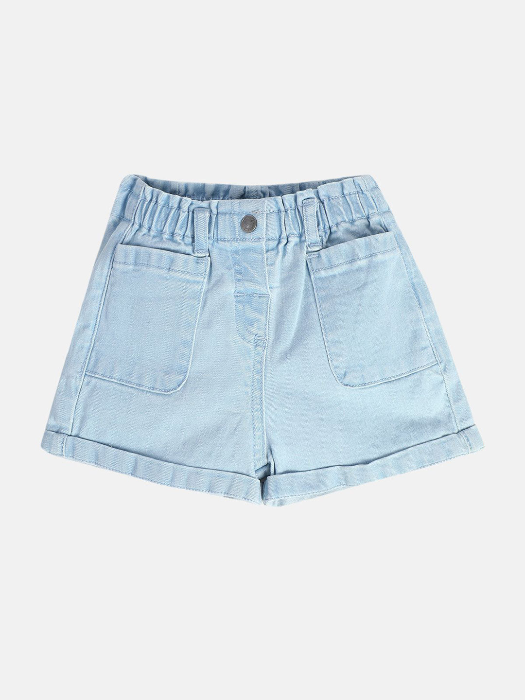 MINI KLUB Infants Girls Mid-Rise Denim Shorts