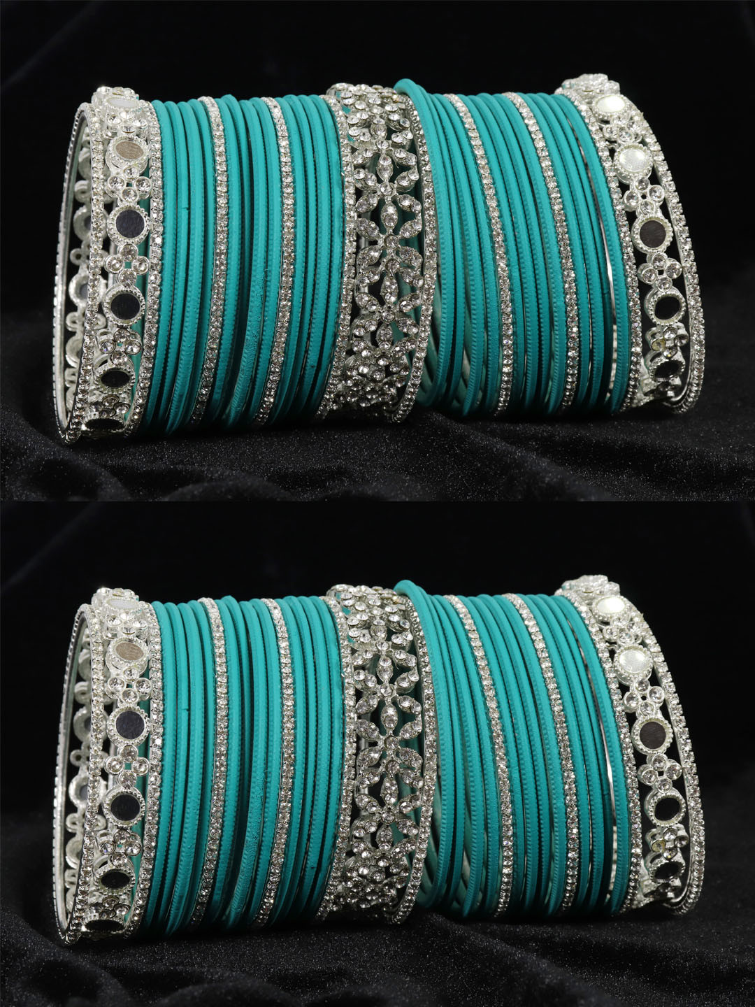 LAVAZZA 74-Pcs Stone-Studded Bangles