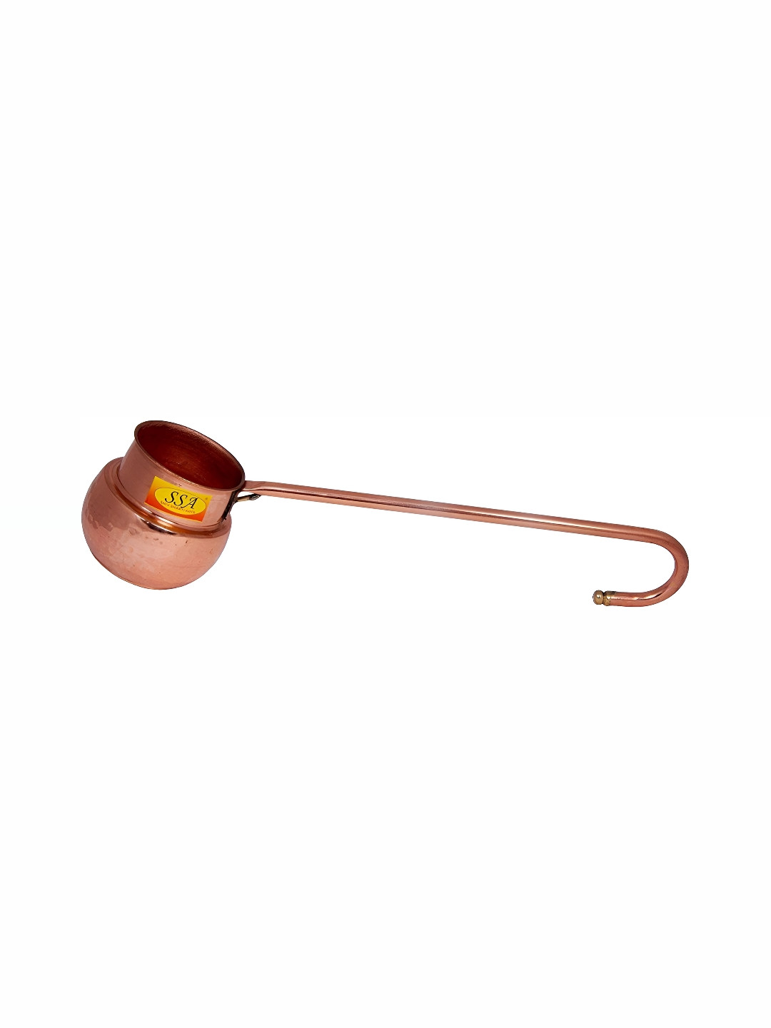 Shivshakti Arts Copper-Toned Pure Copper Water Dispenser Ladle