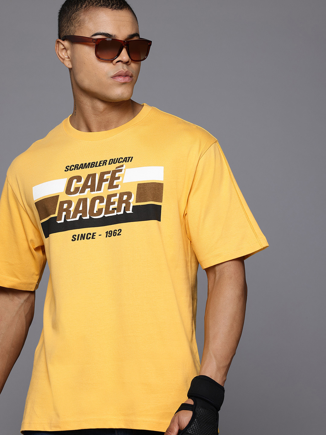 Ducati Printed Pure Cotton Boxy T-shirt