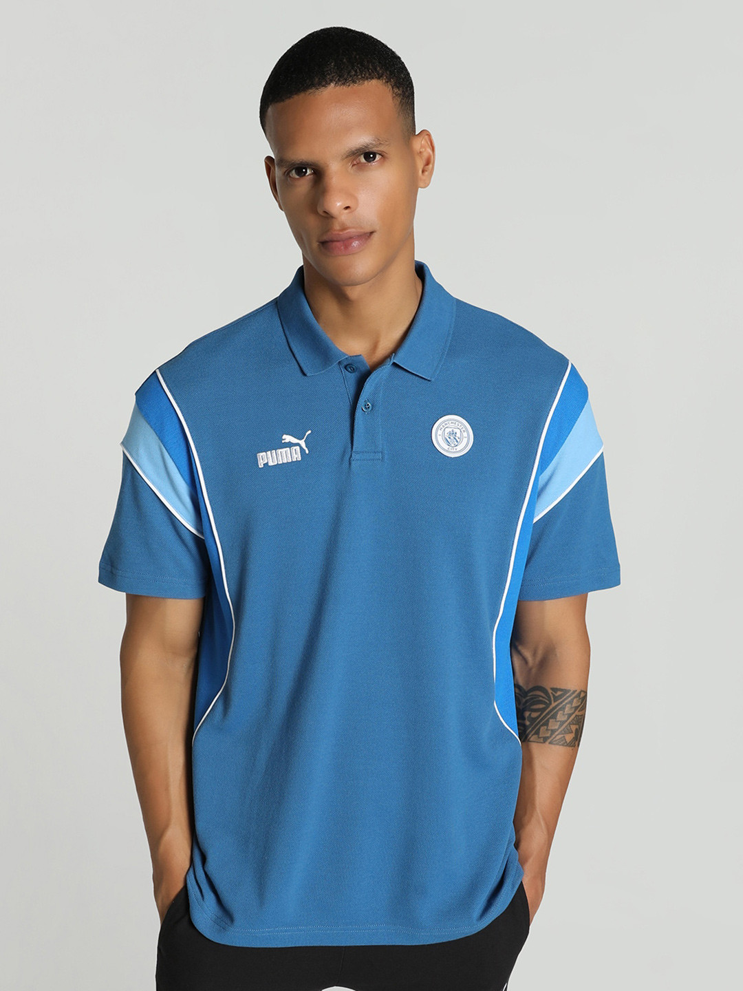 Puma Men's Manchester City FtblArchive Football Polo