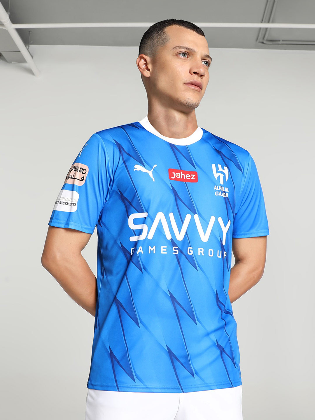 Puma Al Hilal SFC Neymar Jr. Home Fan Football Printed Jersey T-shirt