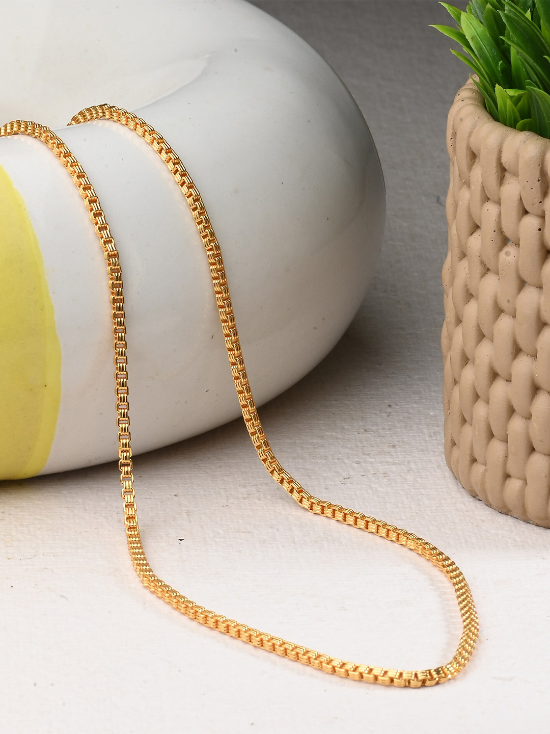 AanyaCentric Unisex Gold-Plated Chain