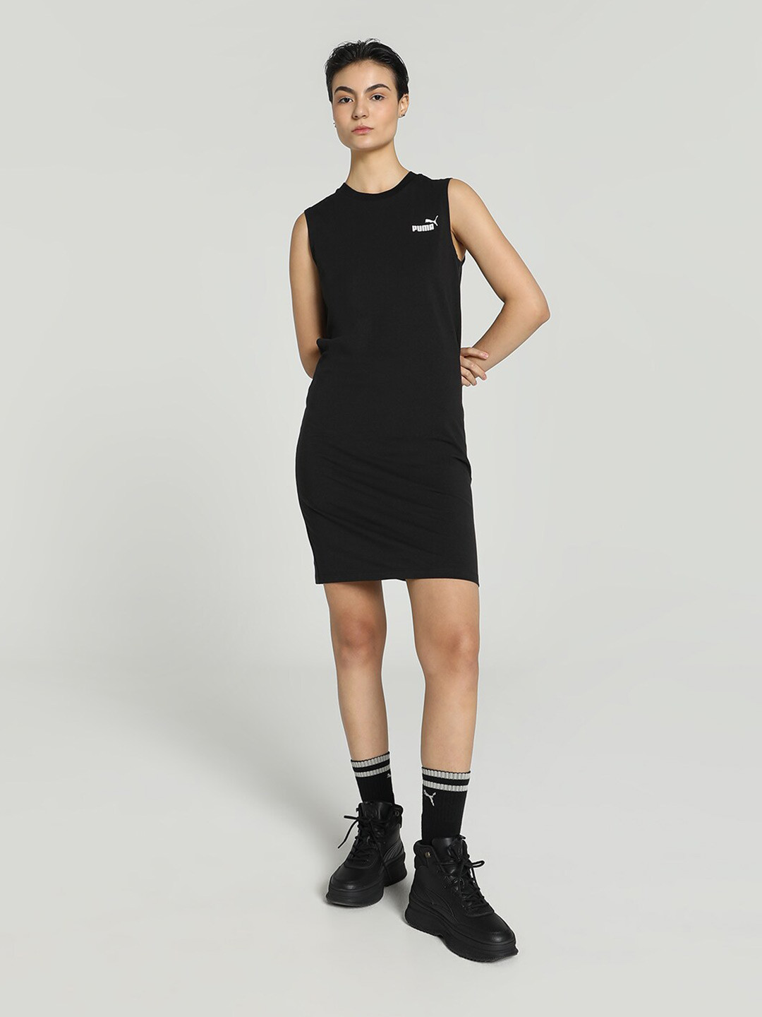 Puma Sleeveless Cotton Sheath Dress