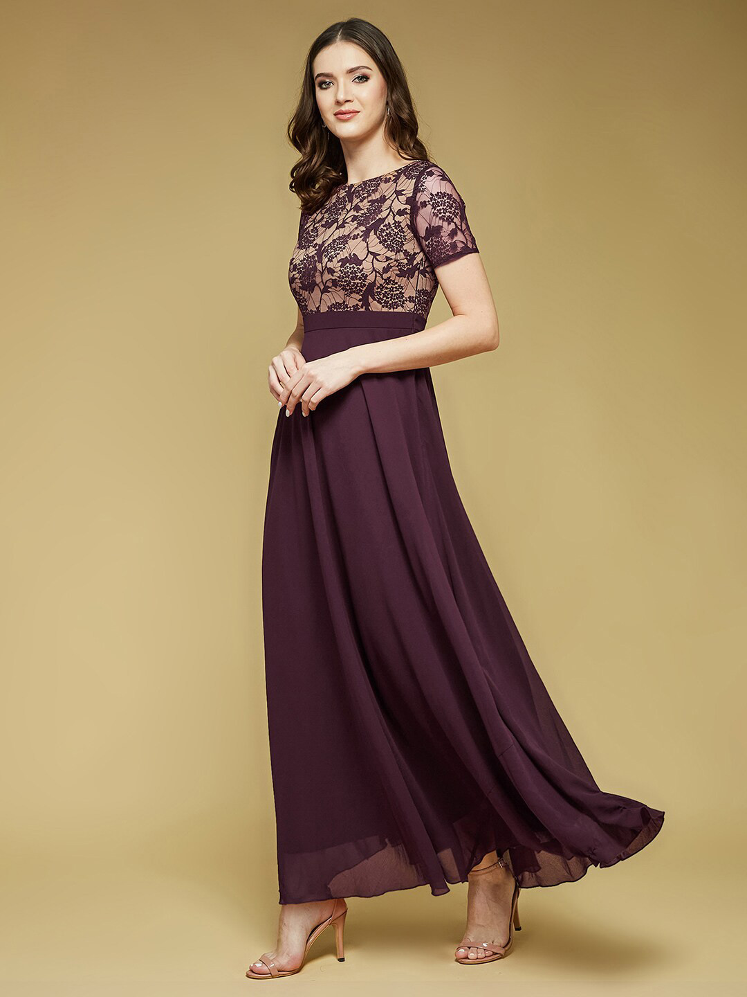 DressBerry Relaxed Fit Regular Georgette Dress