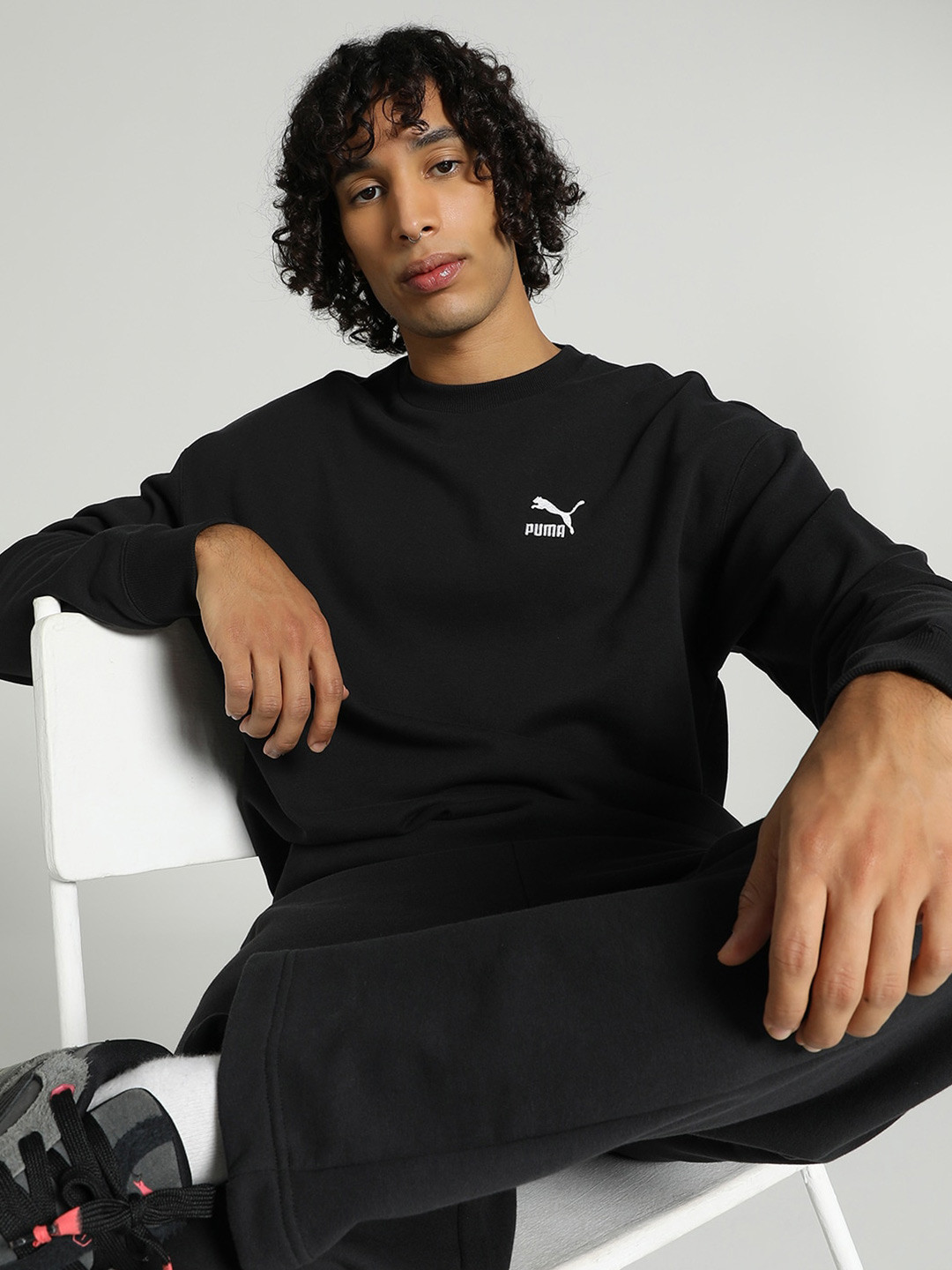 Puma Cotton Pullover Sweatshirt