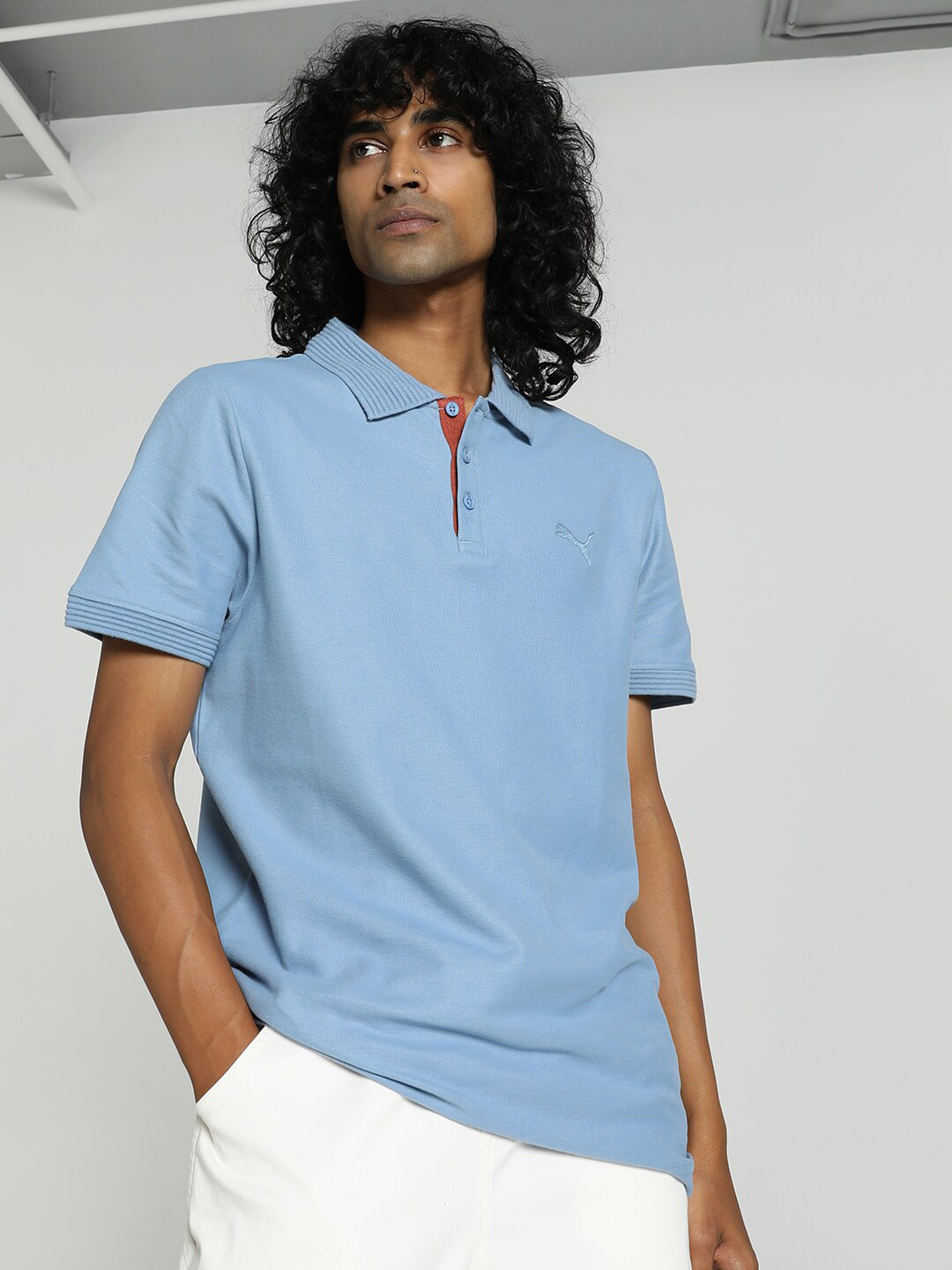 Puma Ottoman Polo Collar Slim Fit T-shirt