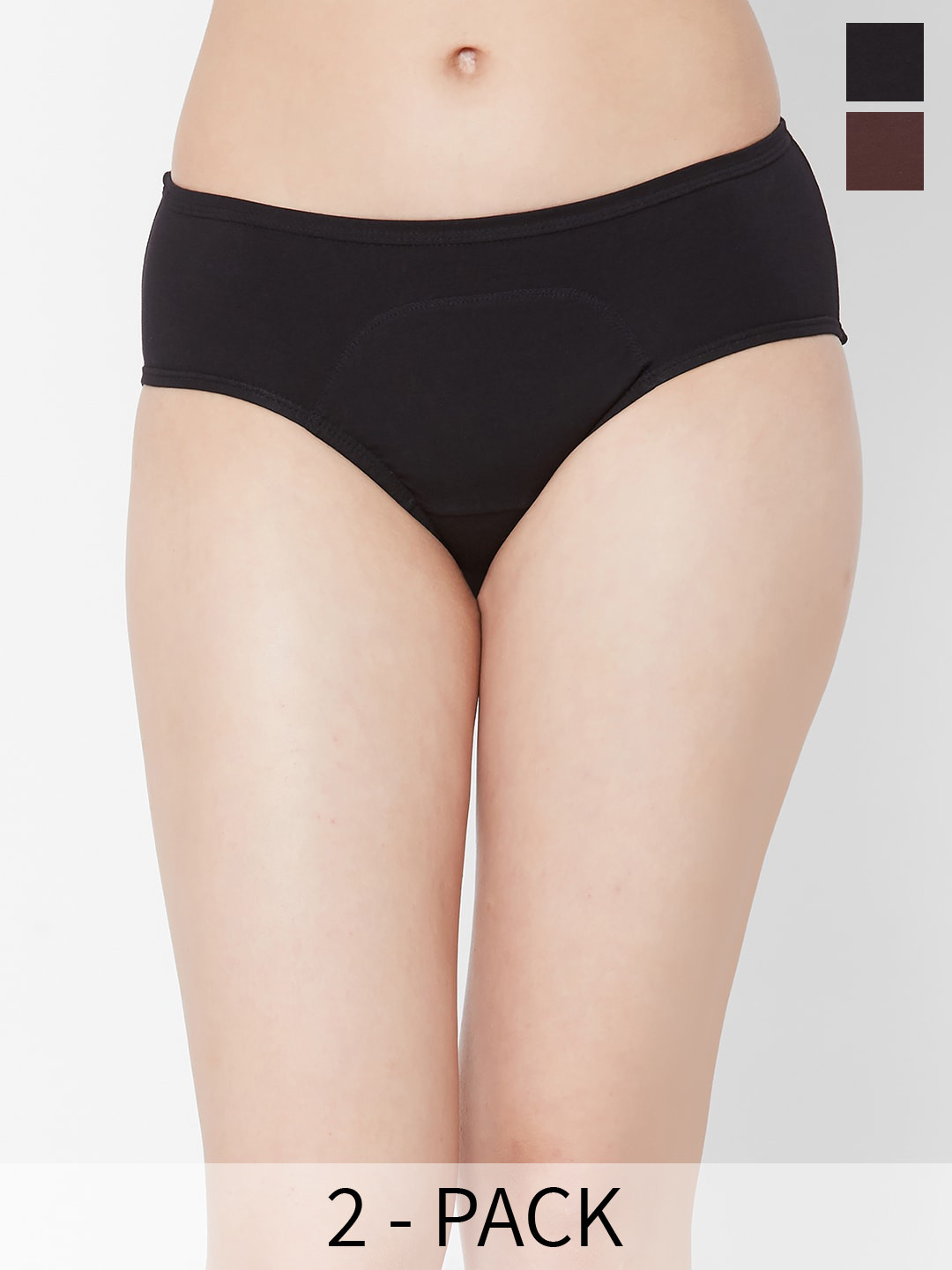 Juliet Pack Of 2 Cotton Mid Rise Period Panties