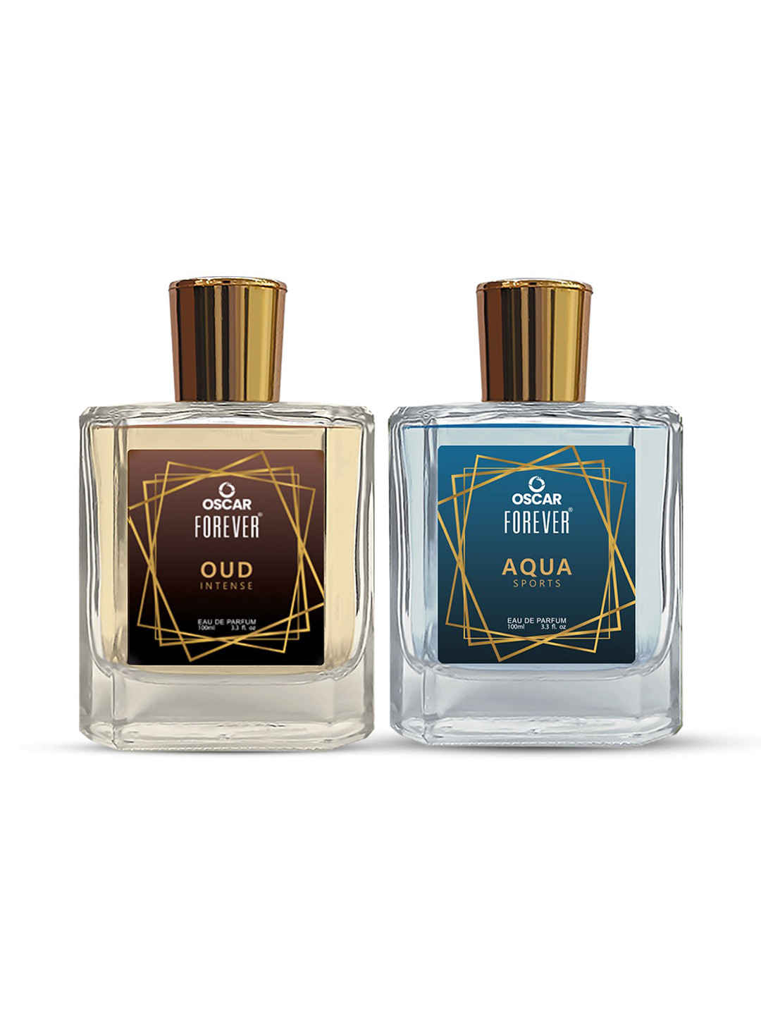 OSCAR Forever Set of Oud Intense & Aqua Sports Long Lasting Eau De Parfum - 100 ml each