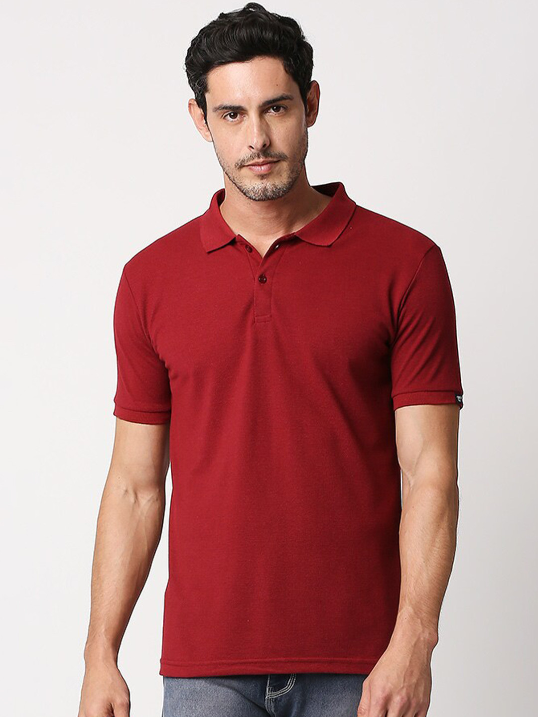 Wear Your Opinion Men Polo Collar Neck Poly Cotton Button T-shirt