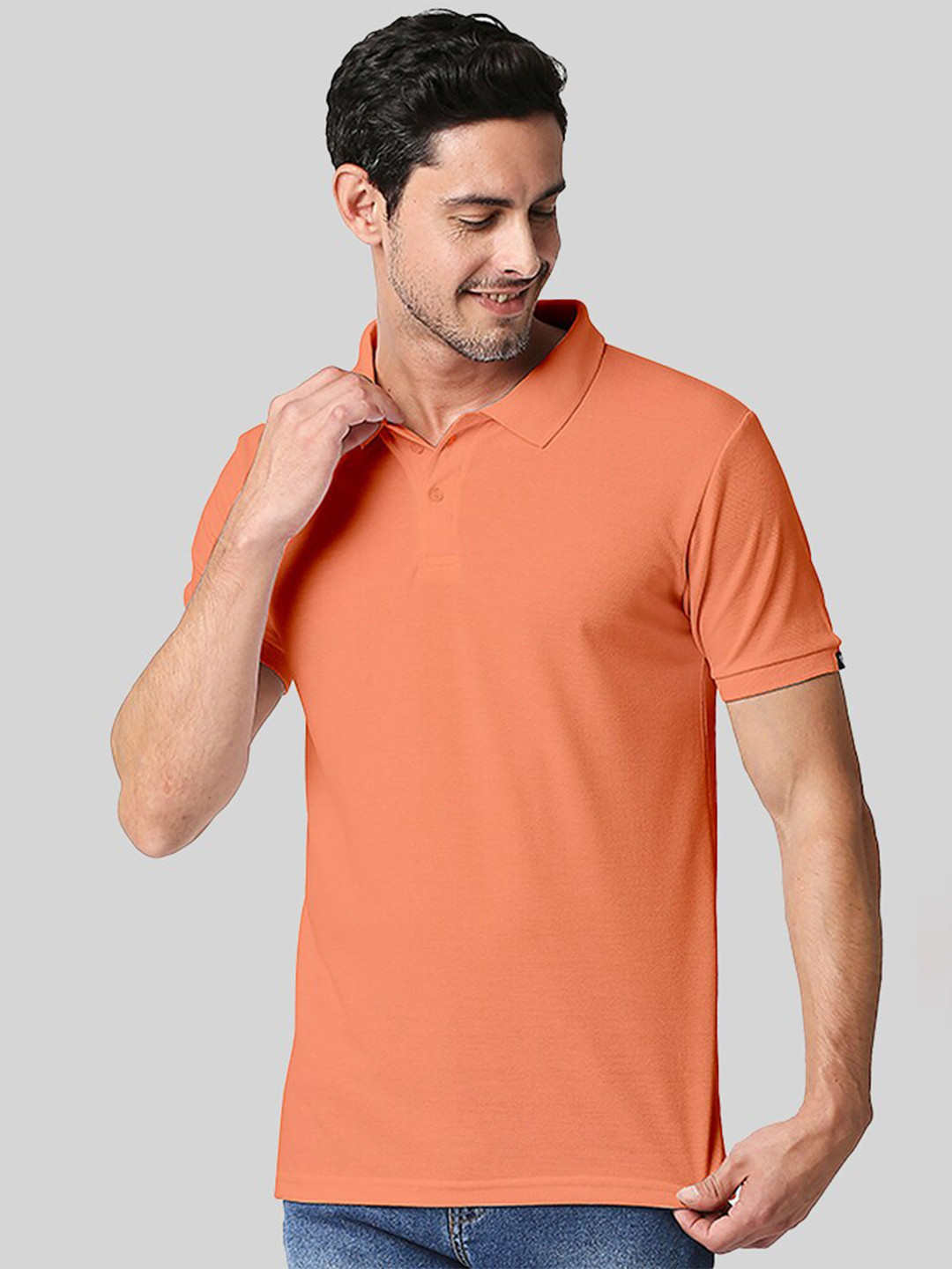Wear Your Opinion Men Polo Collar Neck Poly Cotton Button T-shirt