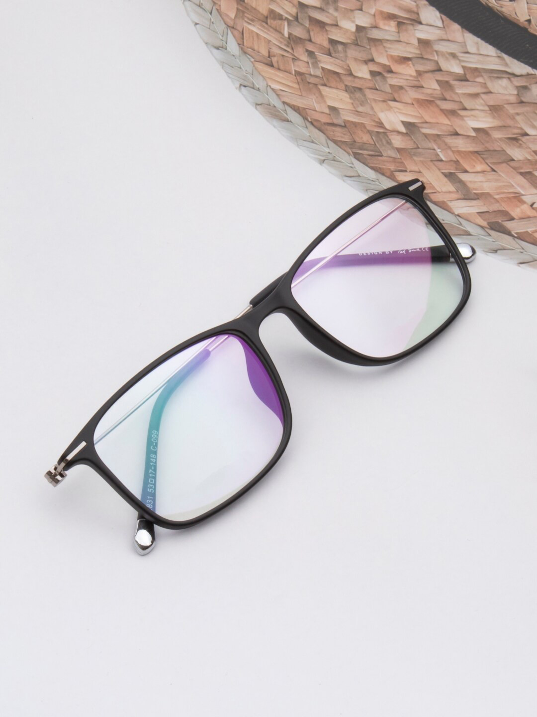 Ted Smith Unisex Full Rim Rectangle Frames TS-416_C099