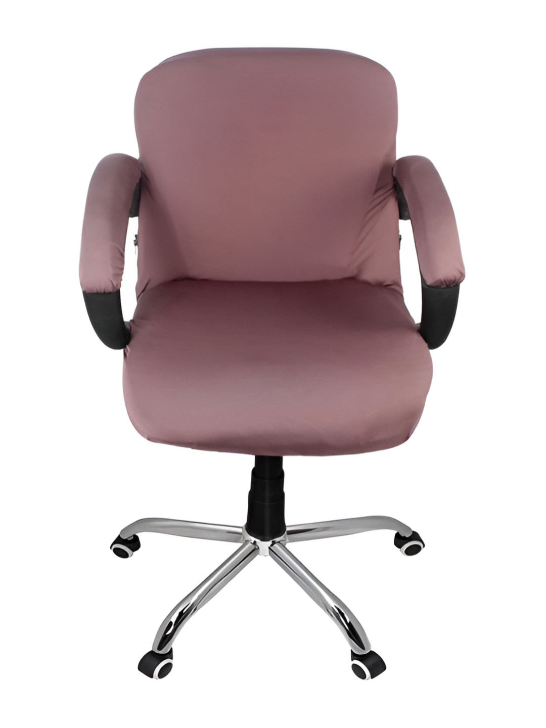 Stylista Brown 3 Pieces Chair Cover With Handle Covers