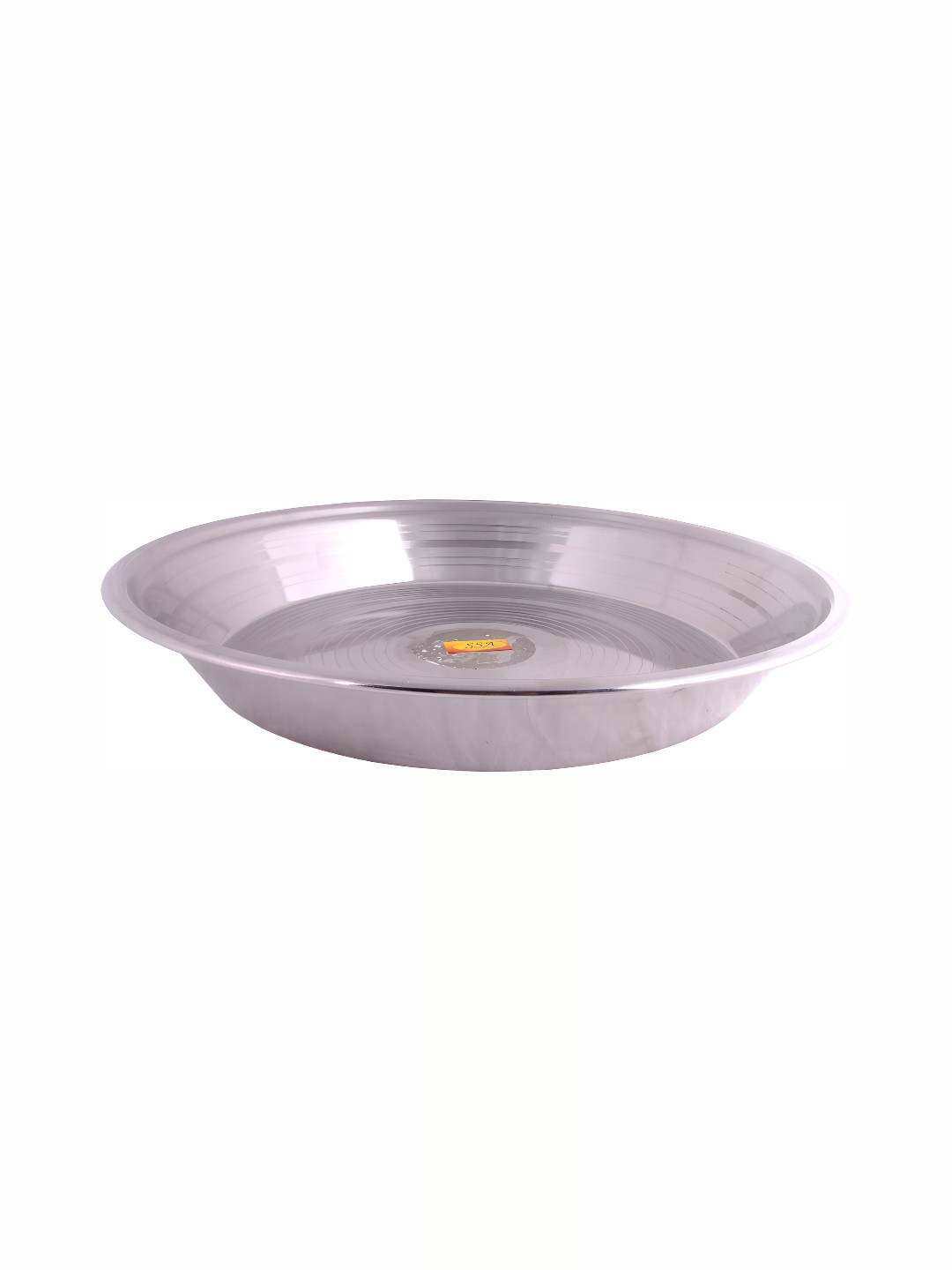 Shivshakti Arts Silver-Toned Stainless Steel Plate