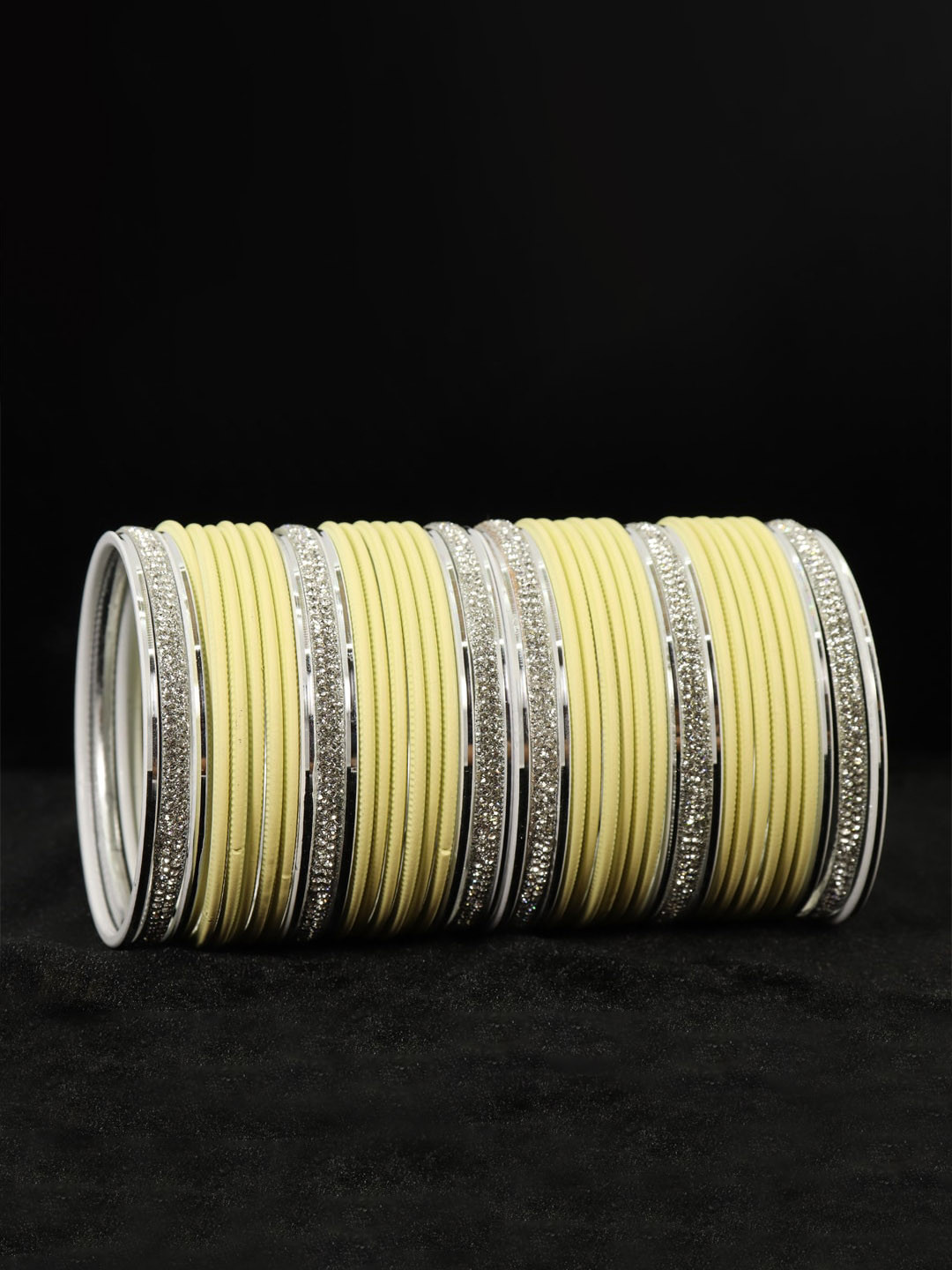 LAVAZZA Set Of 42 American Diamond-Studded Bangles