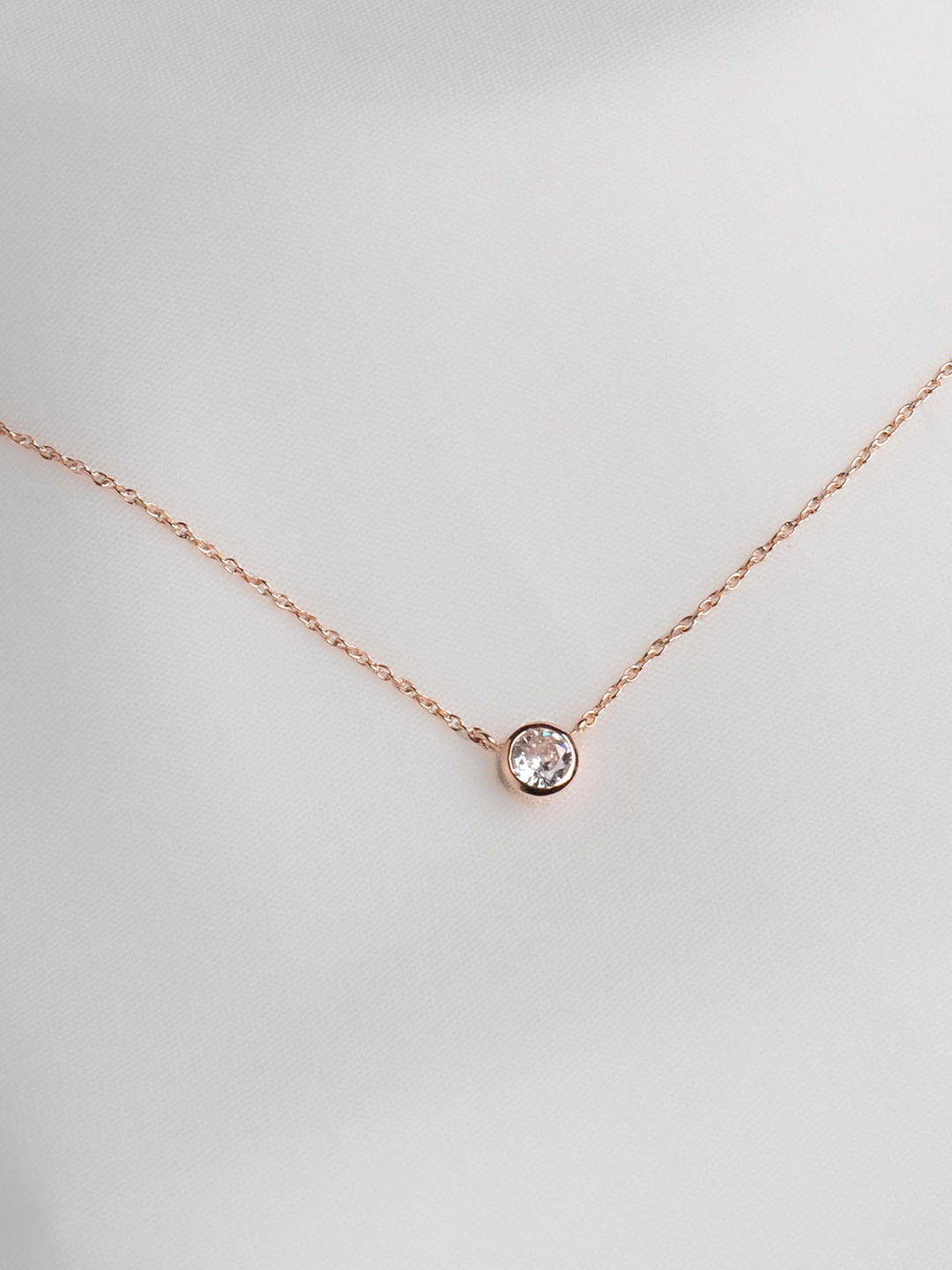 STERLYN 925 Sterling Silver Rose Gold-Plated Necklace Chain