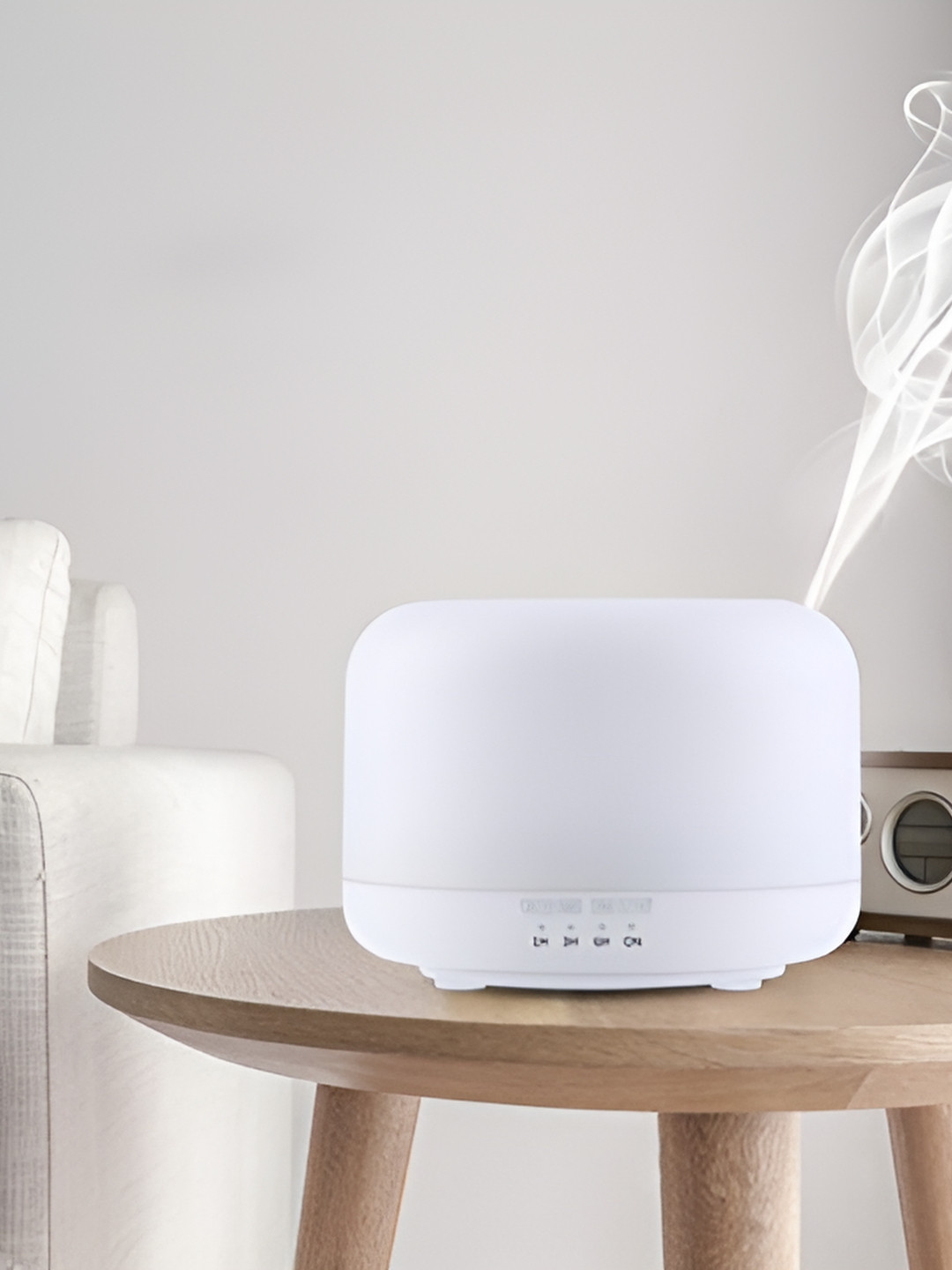 ROSEMOORe White Ultrasonic Mist Humidifier Electric Aroma Oil Diffuser 500 ml