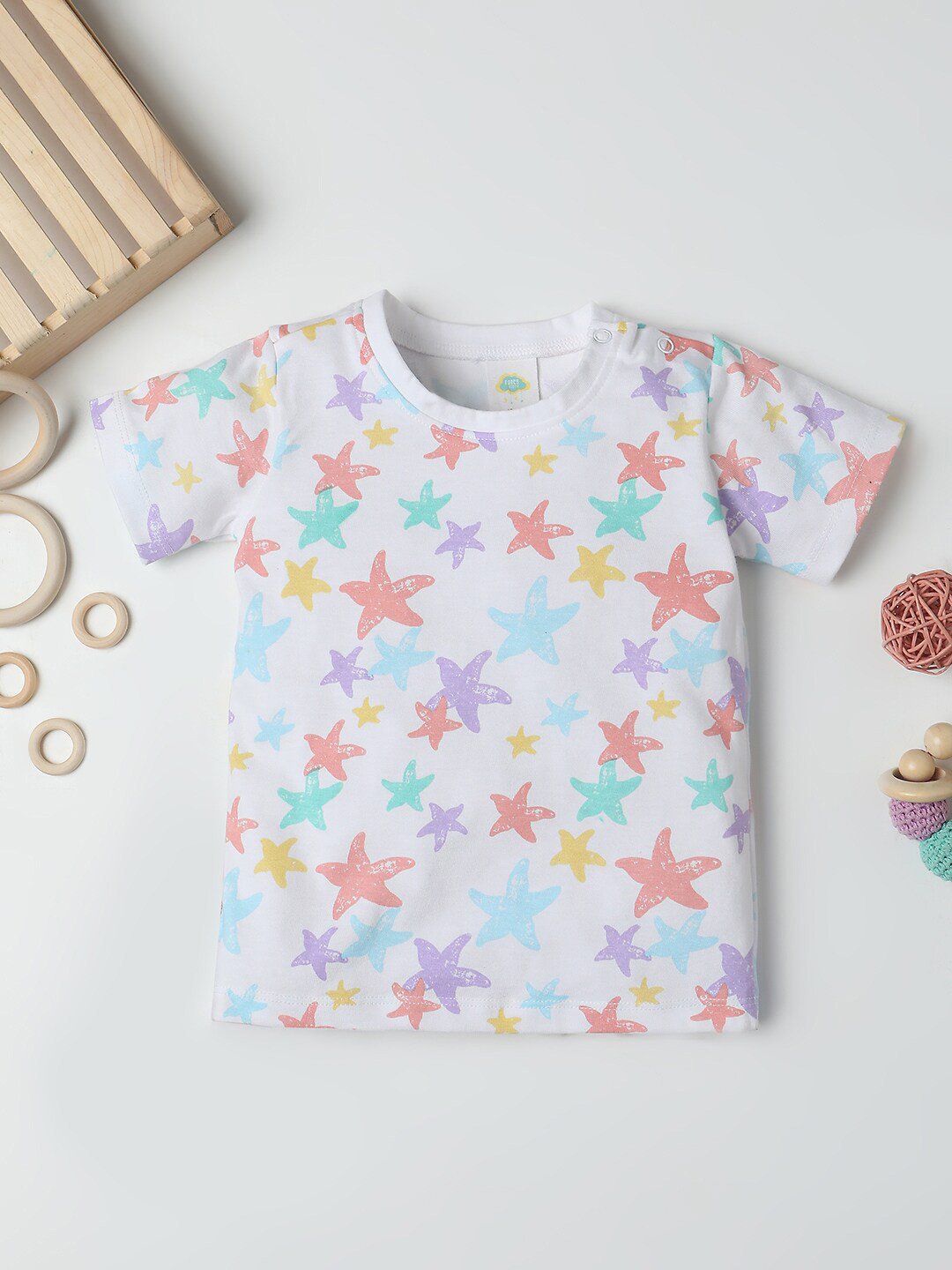 Fancy Fluff Boys Conversation Printed Pure Cotton T-shirt