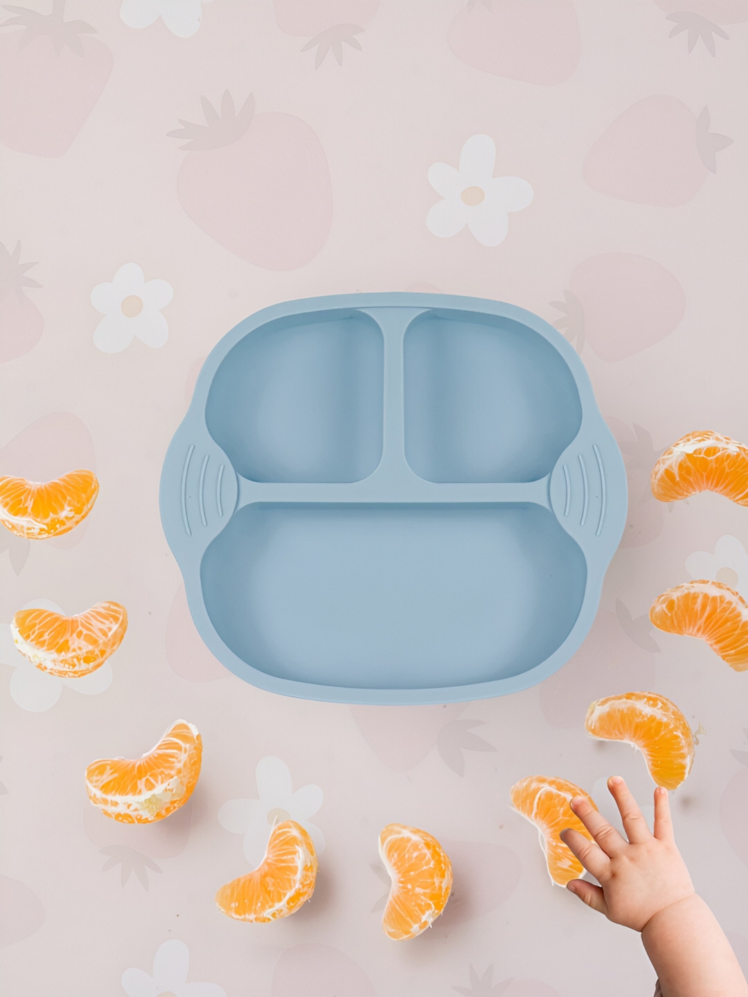 UniKart Blue Silicone Baby Utensils