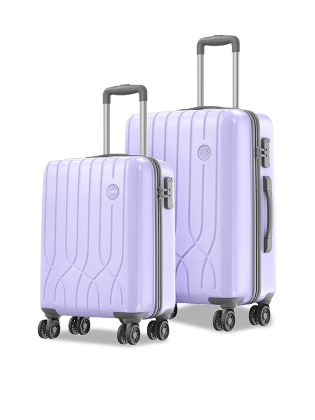 Genie Swing Set Of 2 Hard Sided Trolley Bags - 94L