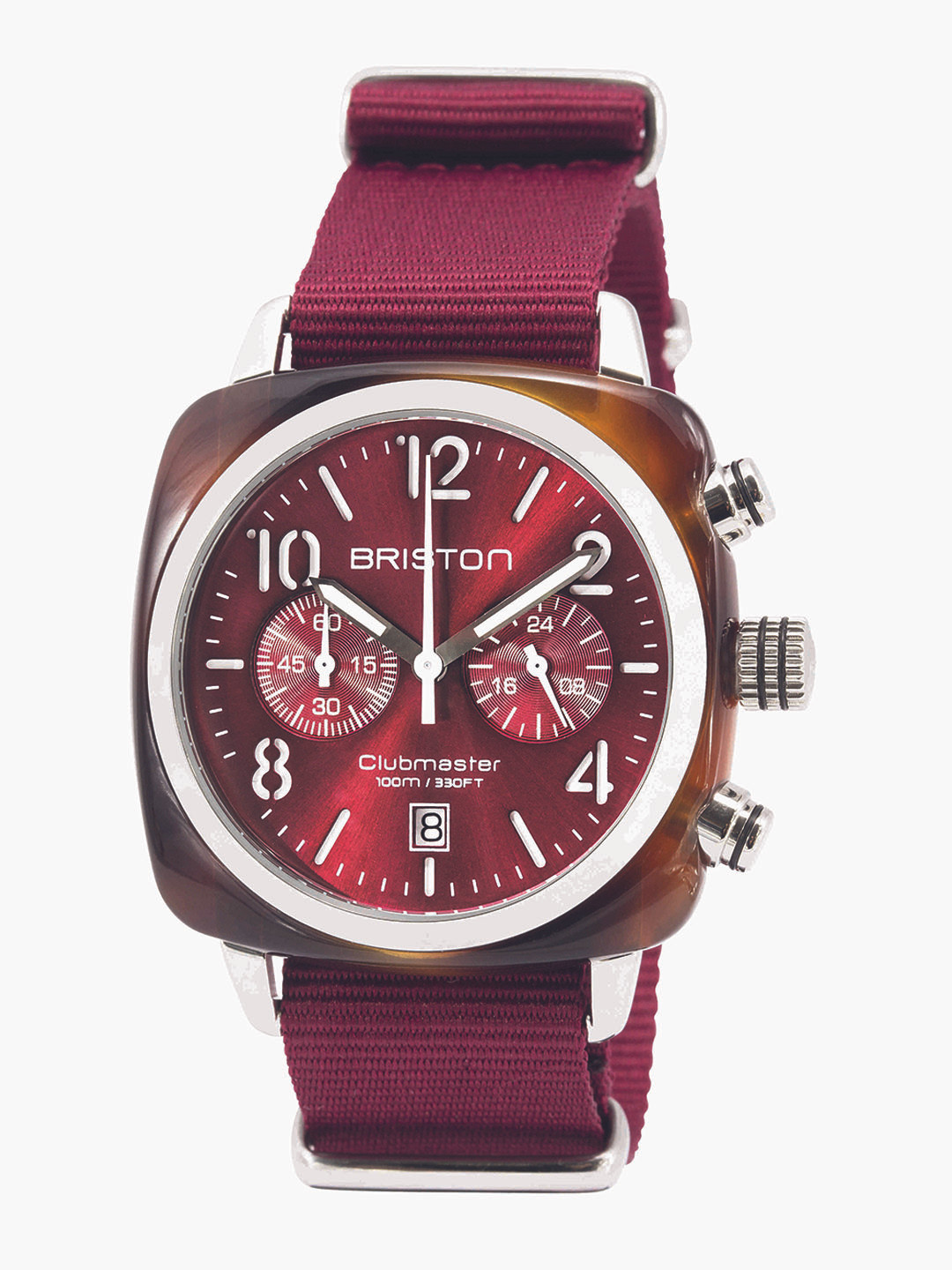 BRISTON Classic Unisex Bracelet Style Straps Digital Chronograph Watch 15140.SA.T.8.NBDX