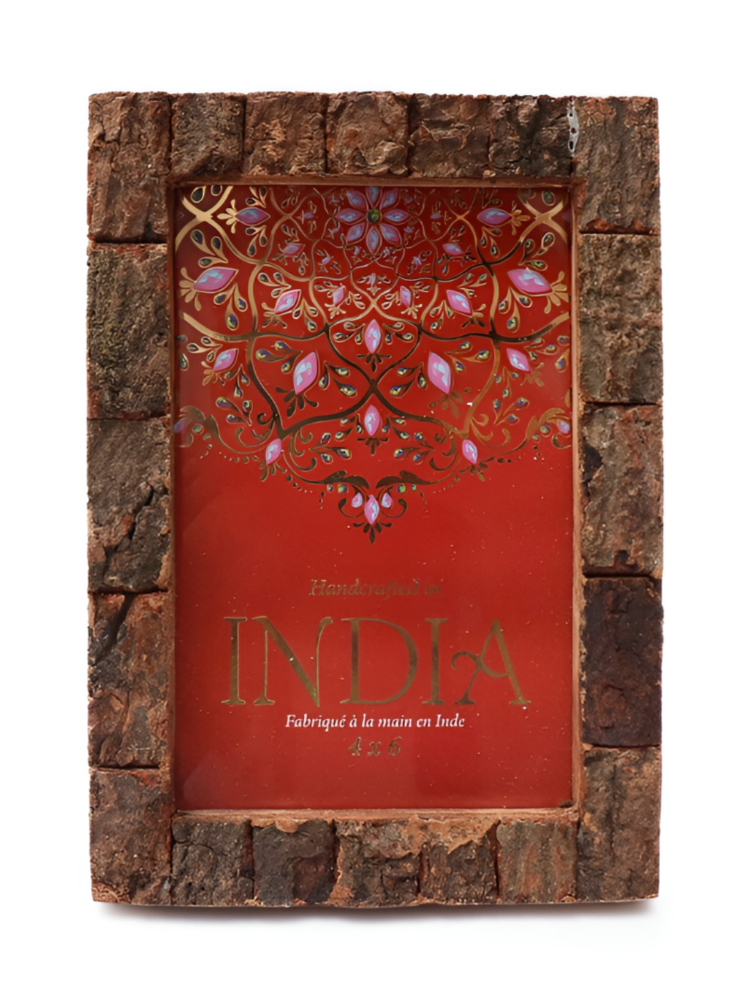 CASA DECOR Brown Wooden Table Photo Frame