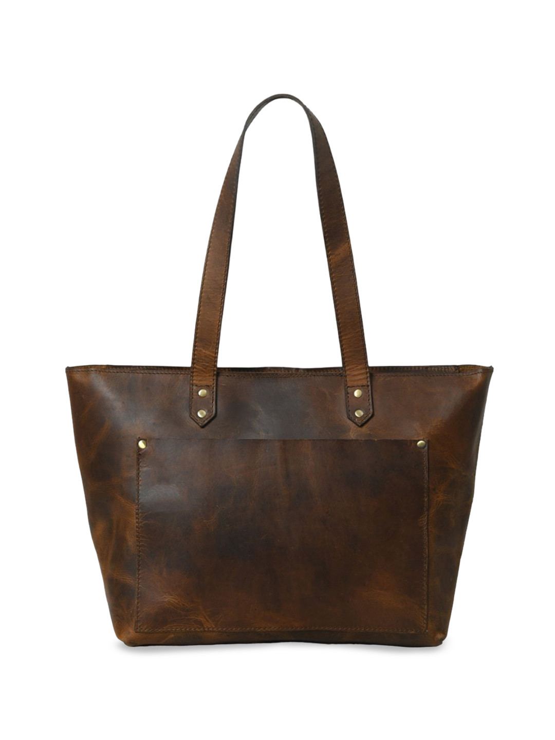 MaheTri Essential Work Tote - Brown