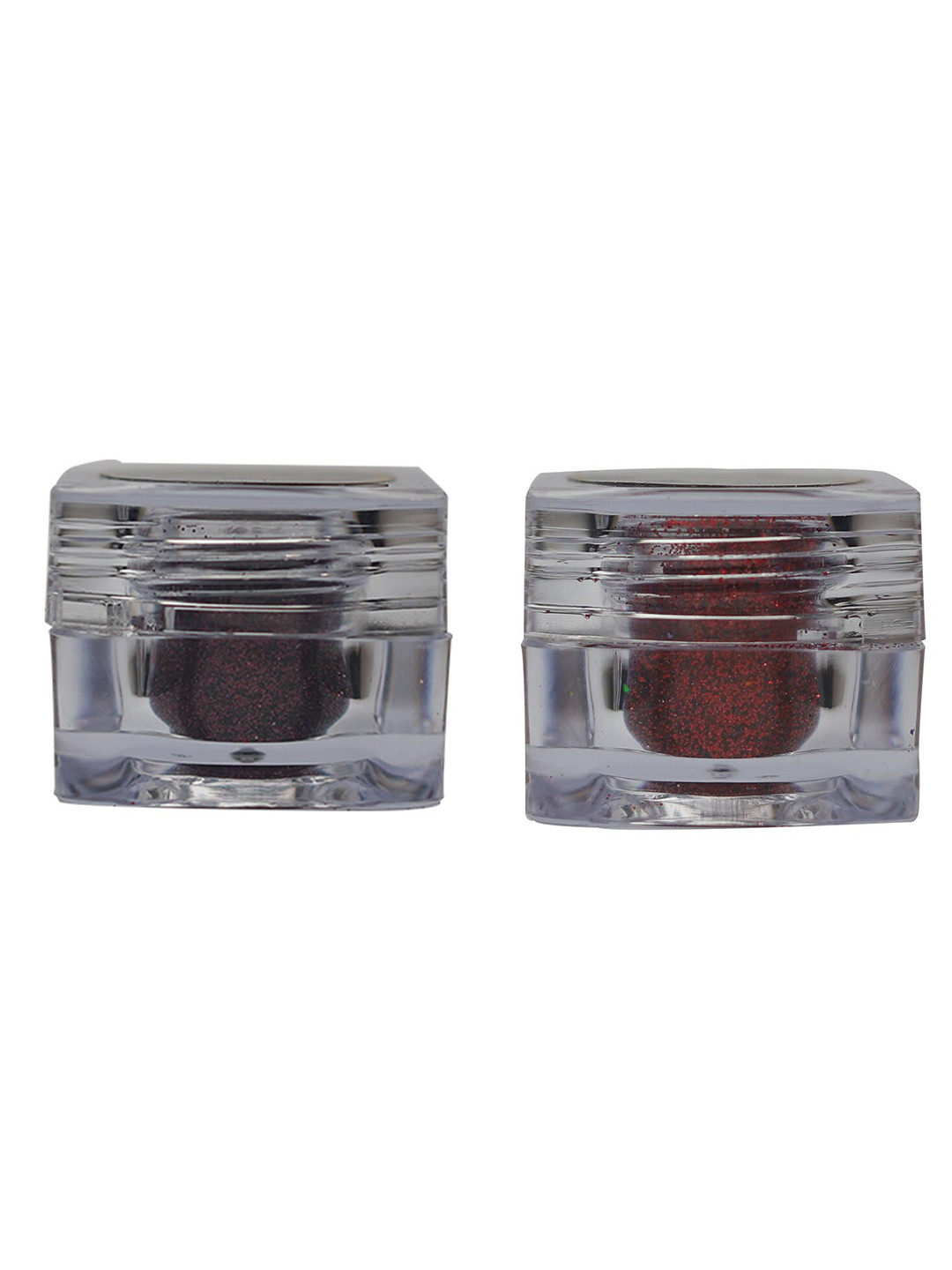 Veoni BELLE Set of 2 HD Holographic Glitter Eyeshadow 5 g each - Wine & Ruby Red