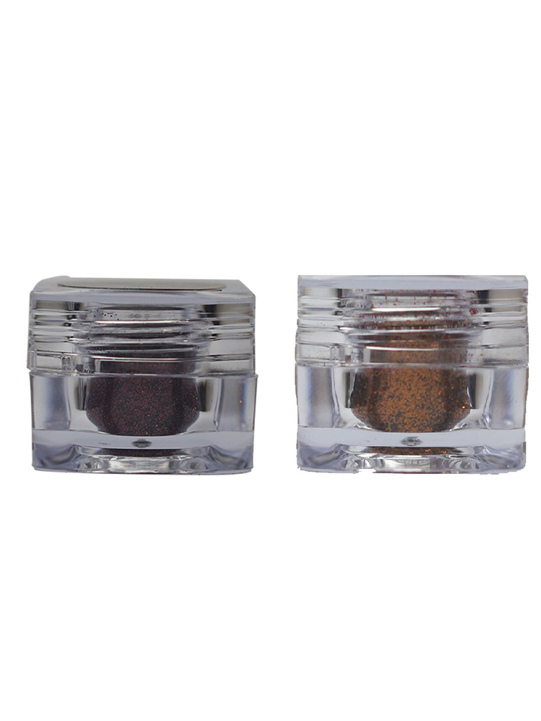 Veoni BELLE Set of 2 HD Holographic Glitter Eyeshadow 5 g each - Wine & Copper