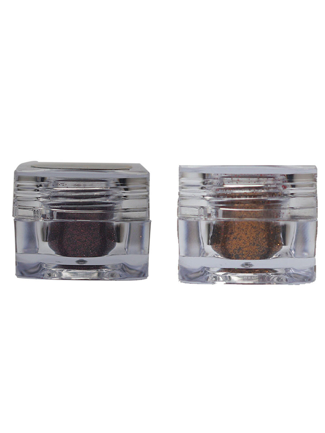Veoni BELLE Set of 2 HD Holographic Glitter Eyeshadow 5 g each - Wine & Champagne Gold