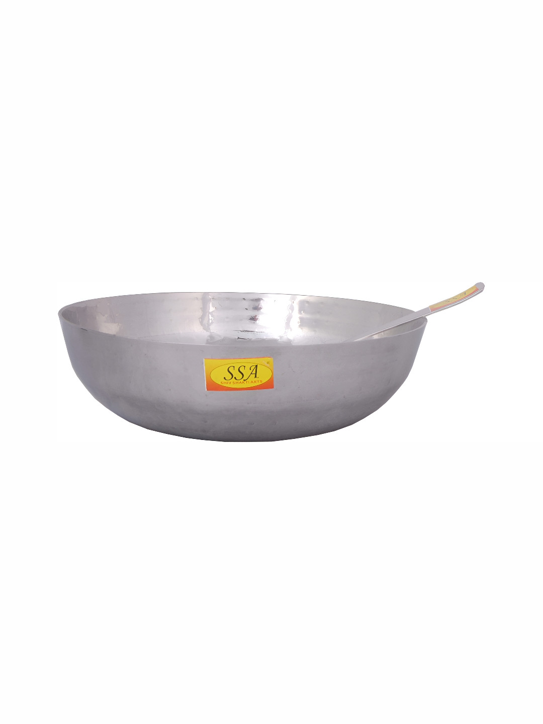 Shivshakti Arts Stainless Steel Tasla With Spoon