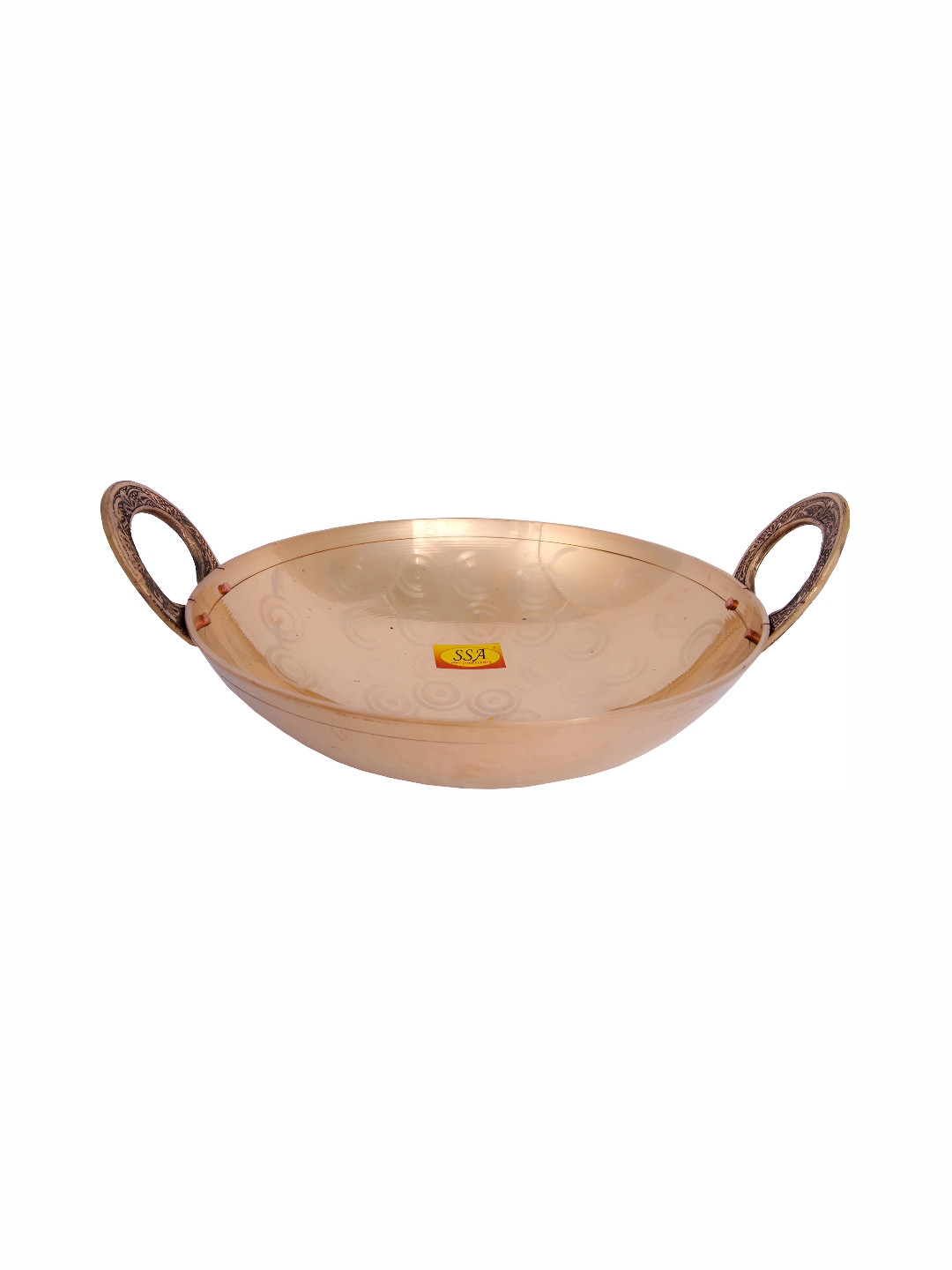 Shivshakti Arts Yellow Brass Kadhai