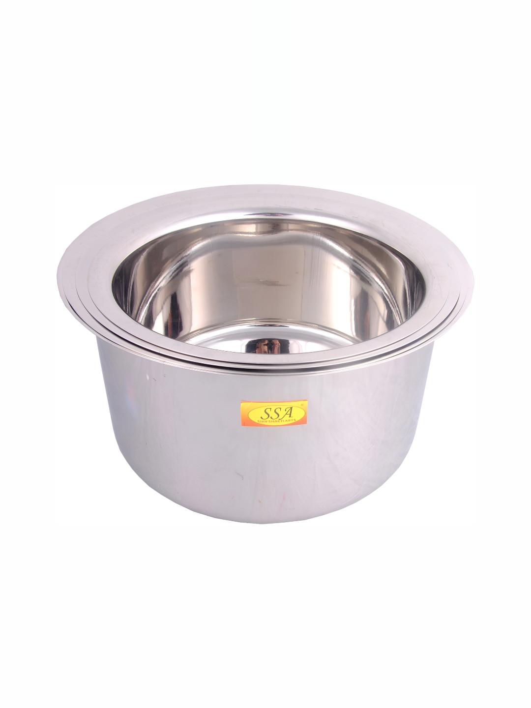 Shivshakti Arts Silver toned 4 Pieces Stainless Steel  Bhagoni